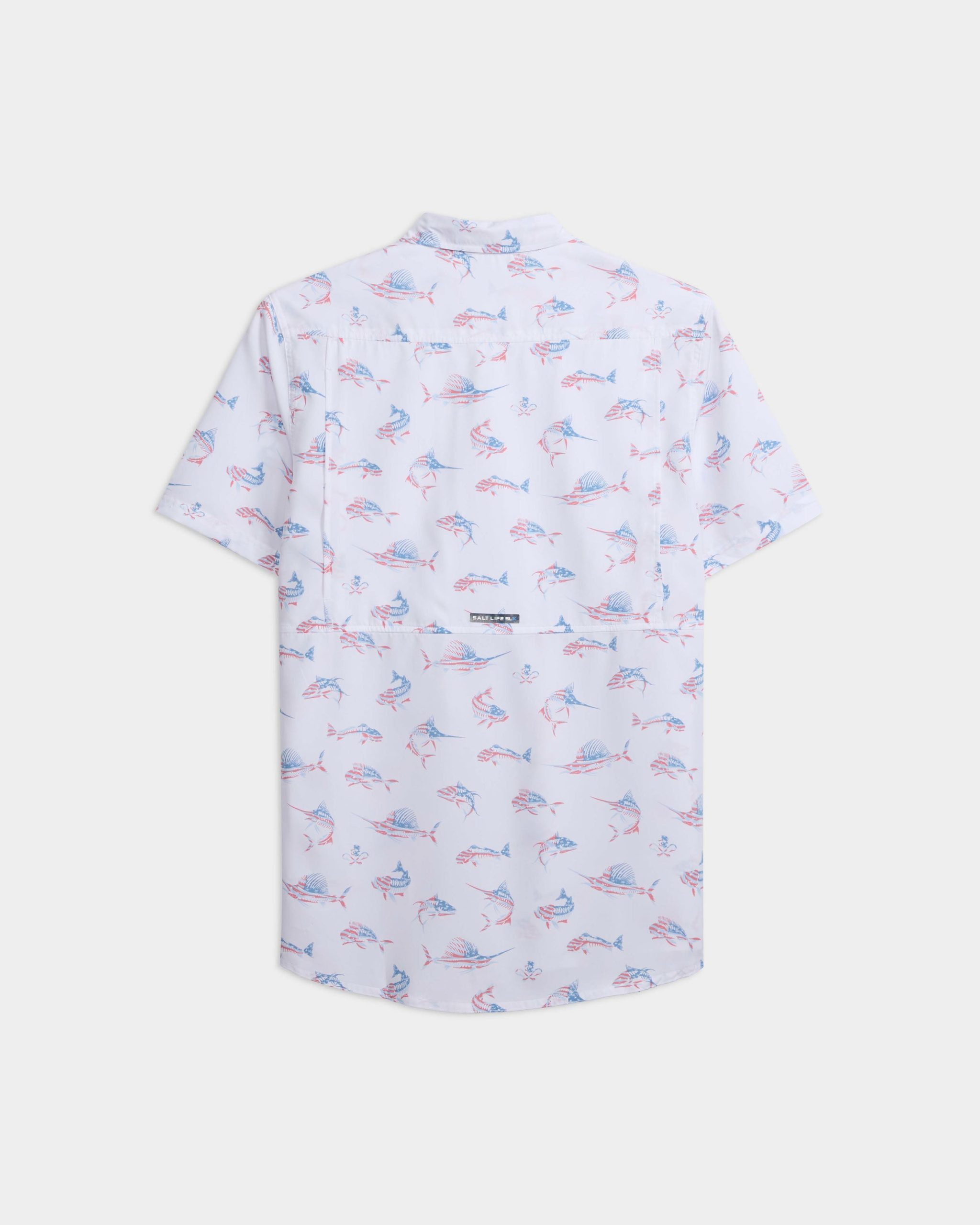 Men's Fish N' Bones Americana SLX Performance Short Sleeve Shirt - Image 8