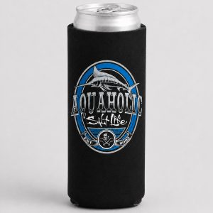 Aquaholic Skinny Can Holder