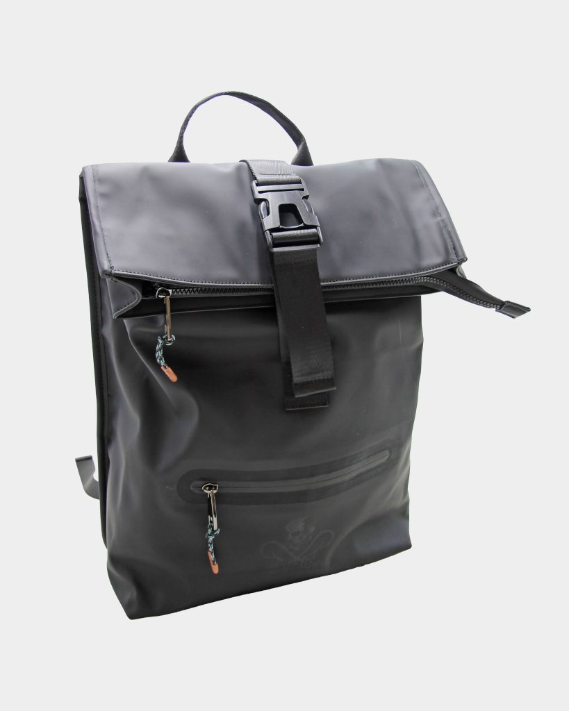Hamelin Coated Fabric 20L Backpack With Front Zip Pocket And Clip