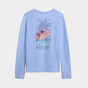 Women's Never Lost V-Neck Long Sleeve Fitted Shirt