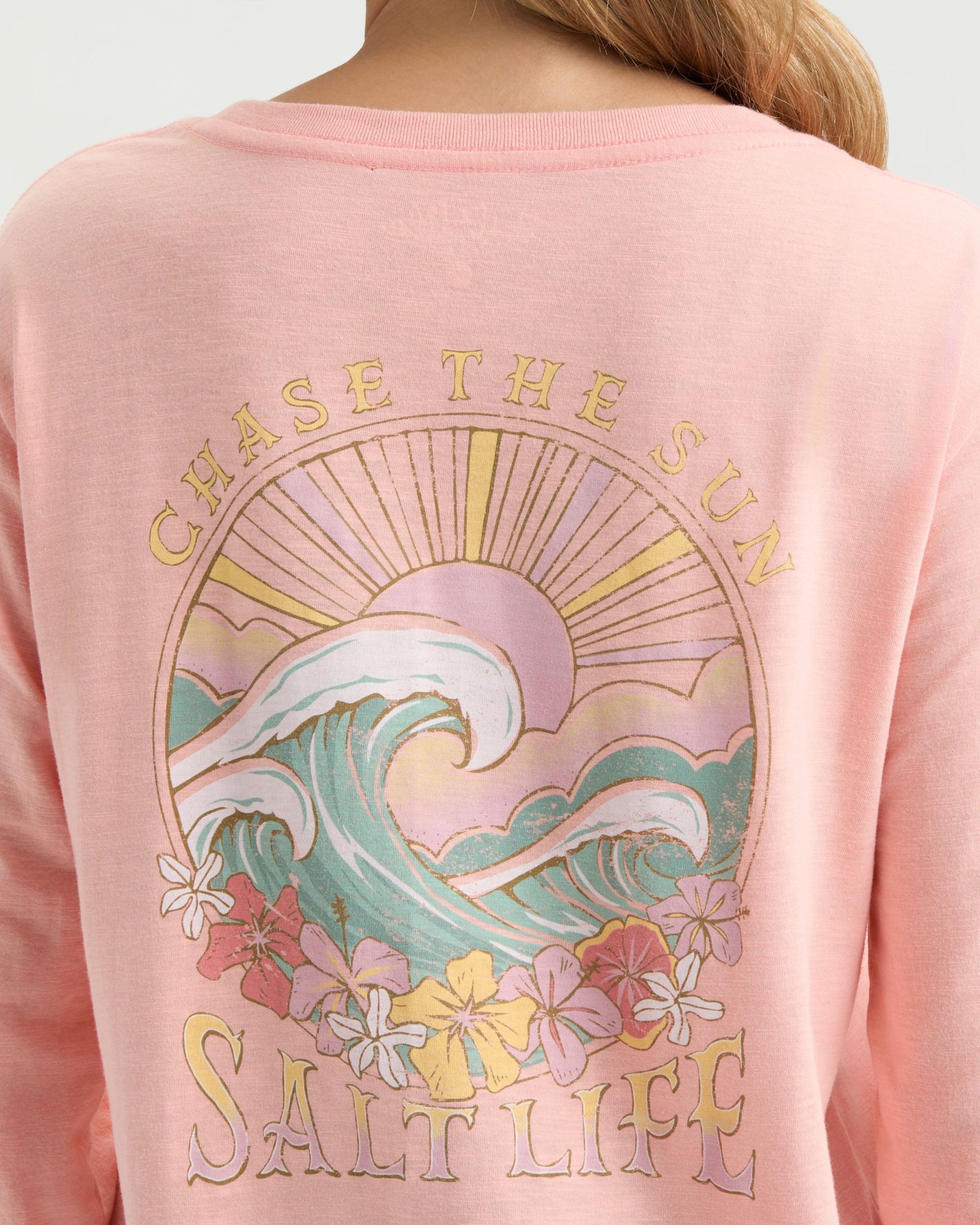 Women's Tropic Tides Oversized Boyfriend Tee - Image 7