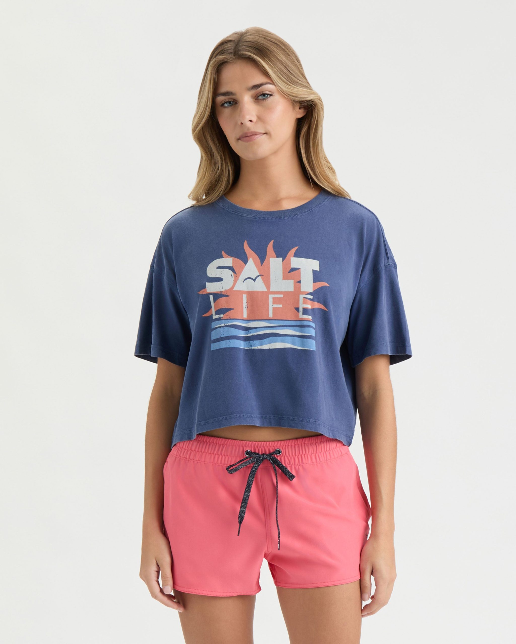 Women's Big Sun Cropped Tee - Image 3