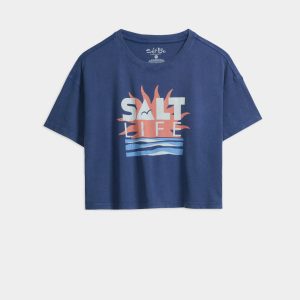 Women's Big Sun Cropped Tee