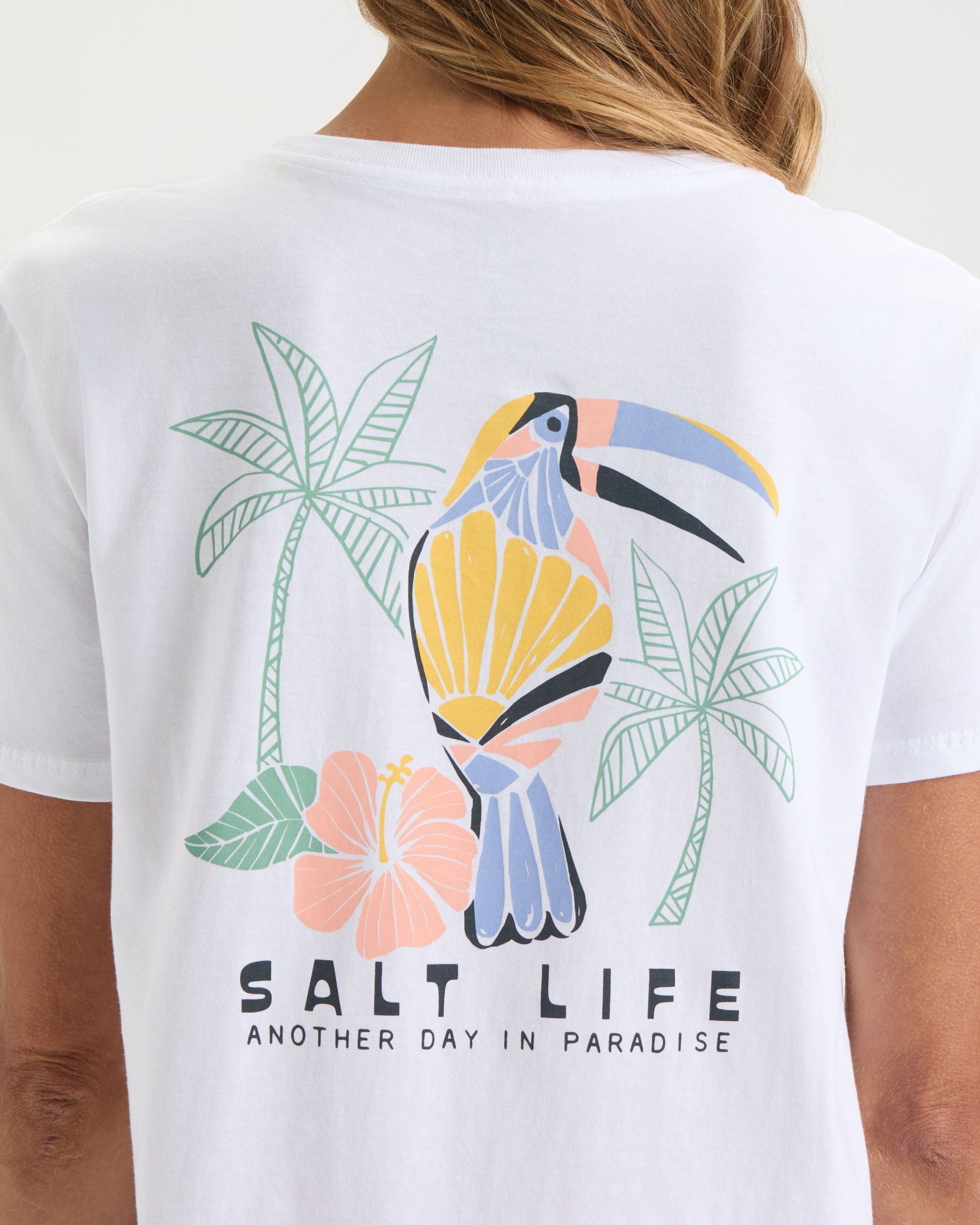 Women's Toucan Palms Short Sleeve Tee - Image 5