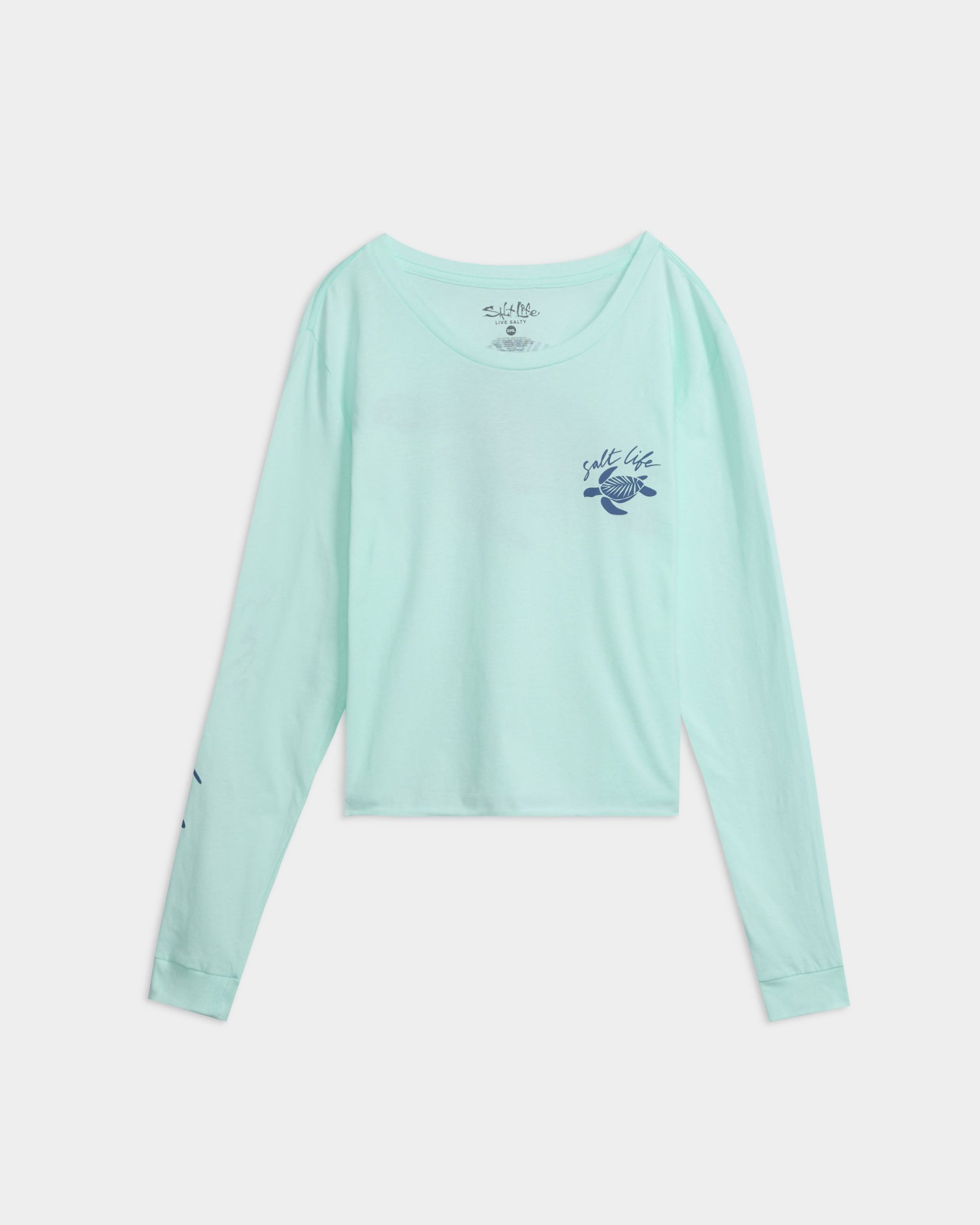 Women's Sea Cruiser Cropped Long Sleeve Shirt - Image 7