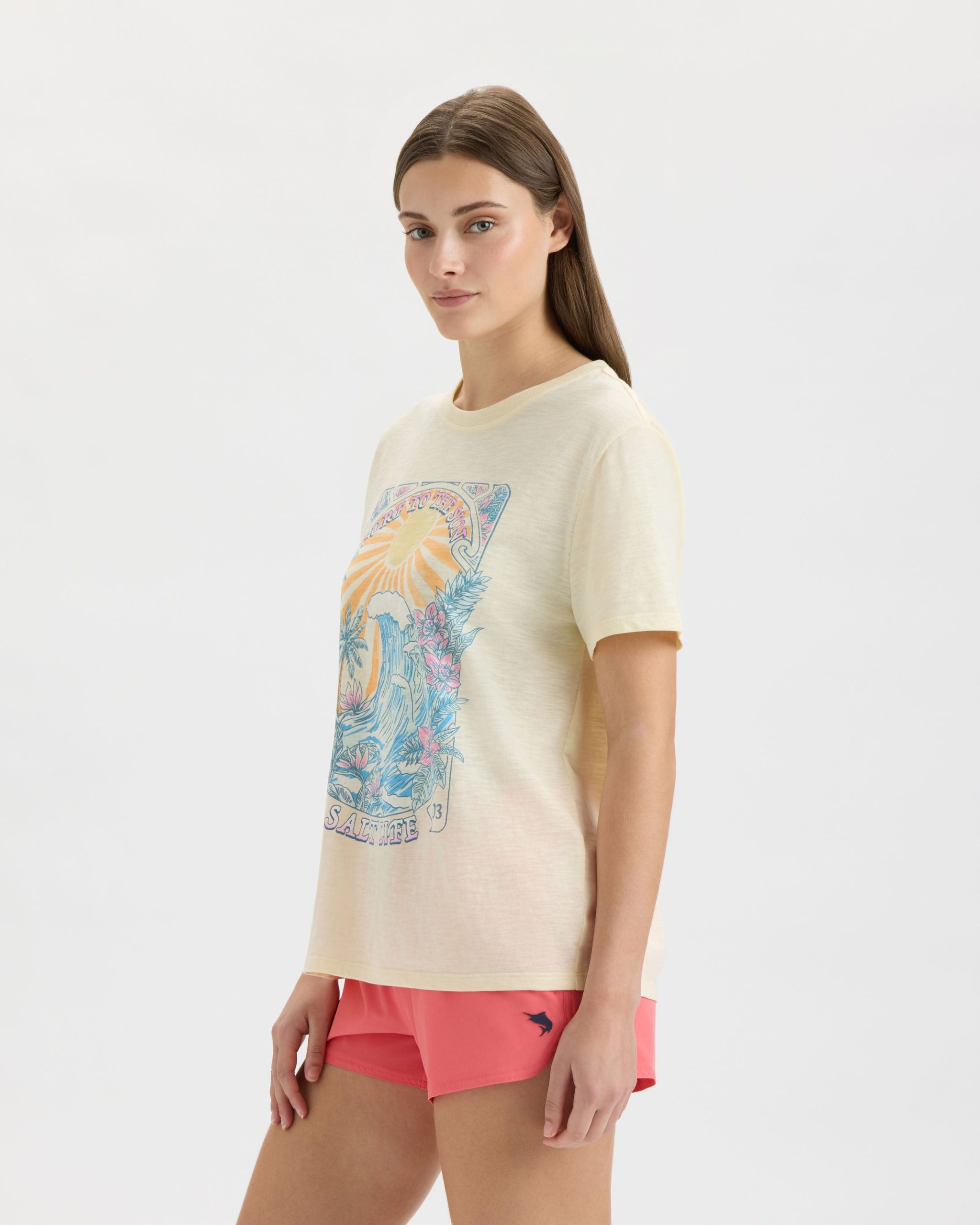 Women's Surf the Sun Relaxed Boyfriend Tee - Image 3