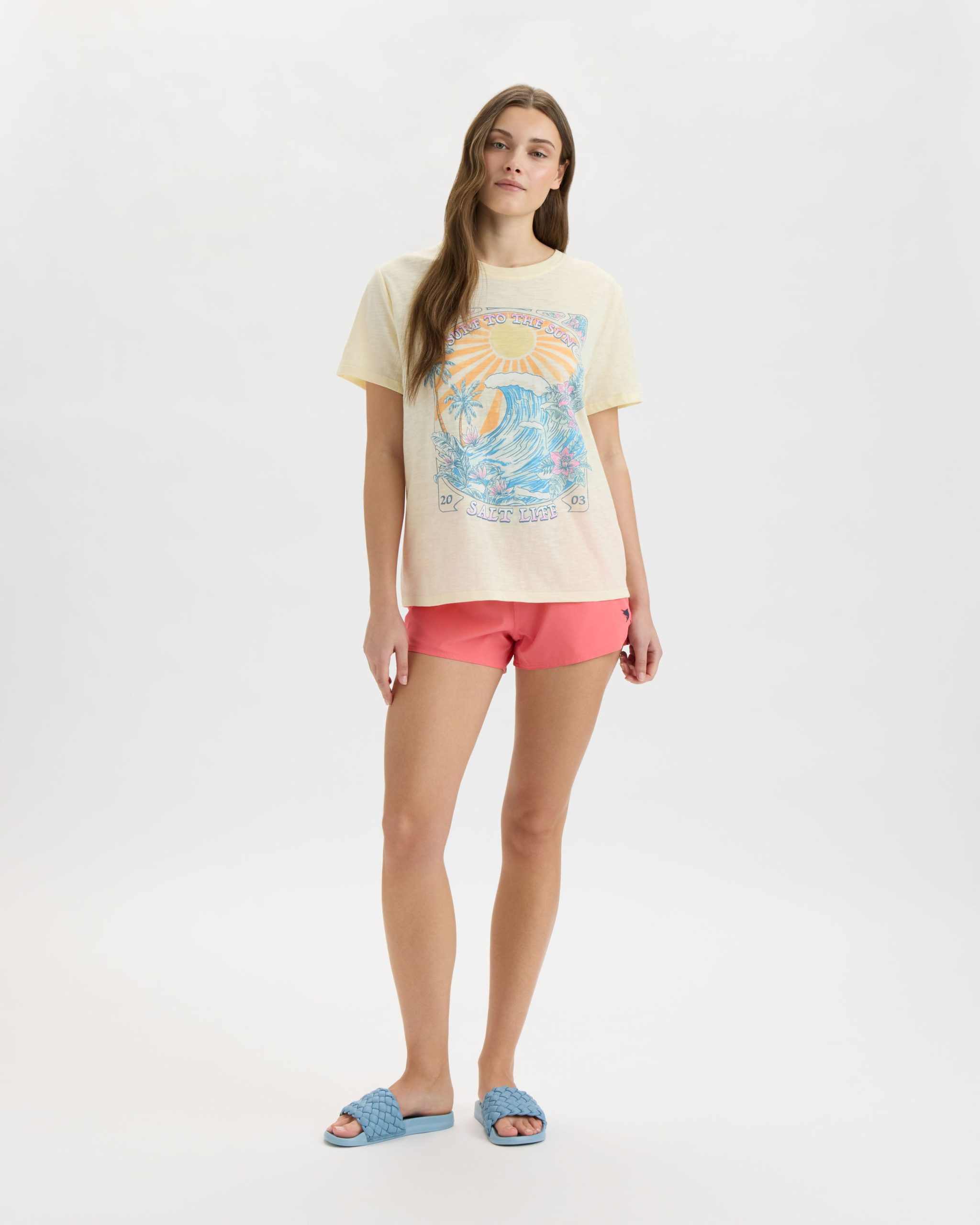 Women's Surf the Sun Relaxed Boyfriend Tee - Image 6