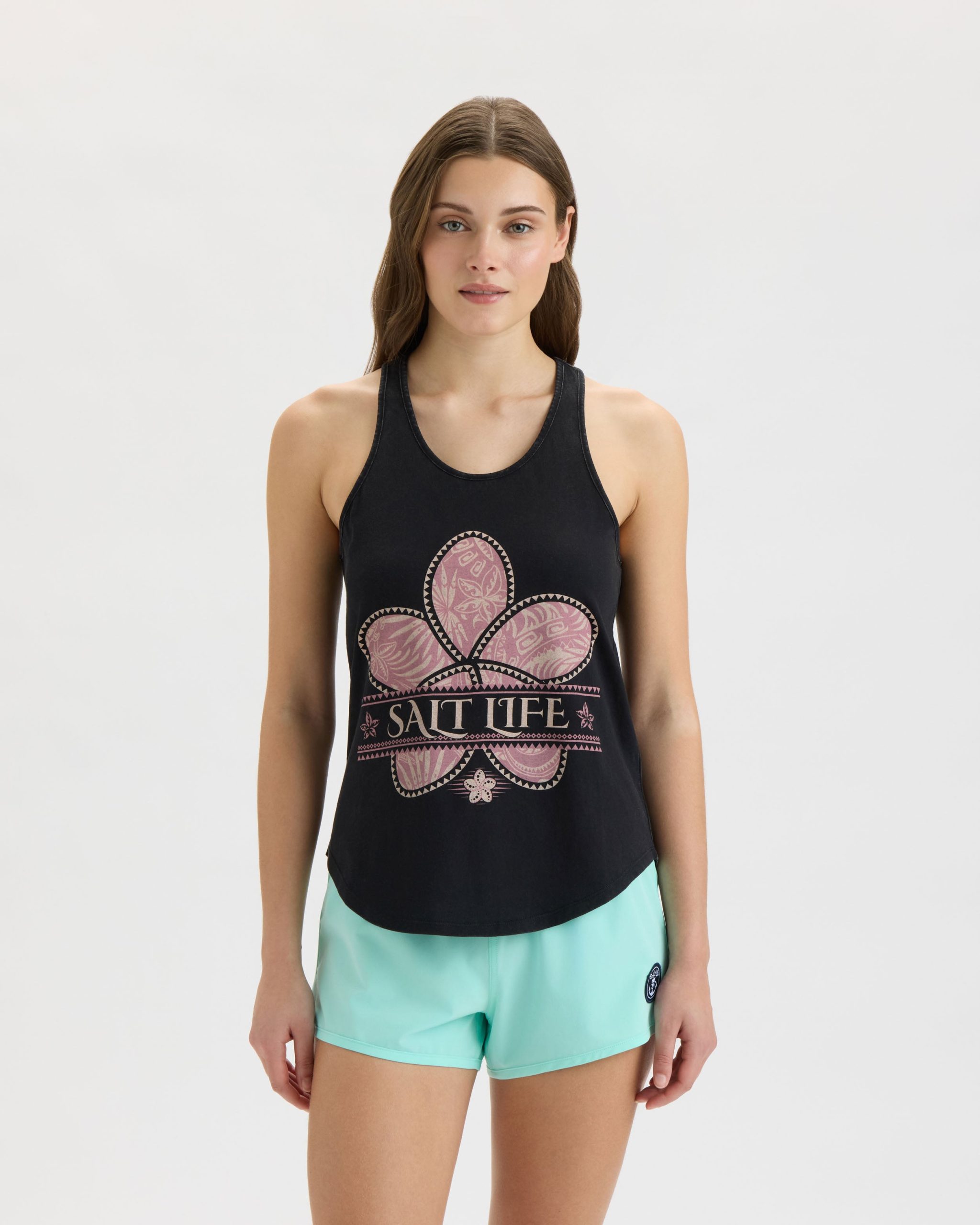 Women's Frangipani Racer Back Tank - Image 2