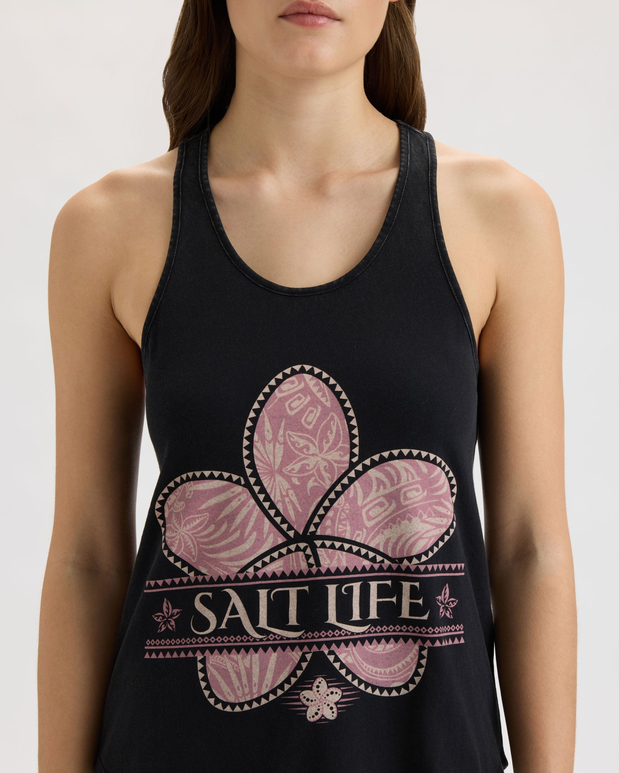 Women's Frangipani Racer Back Tank - Image 5