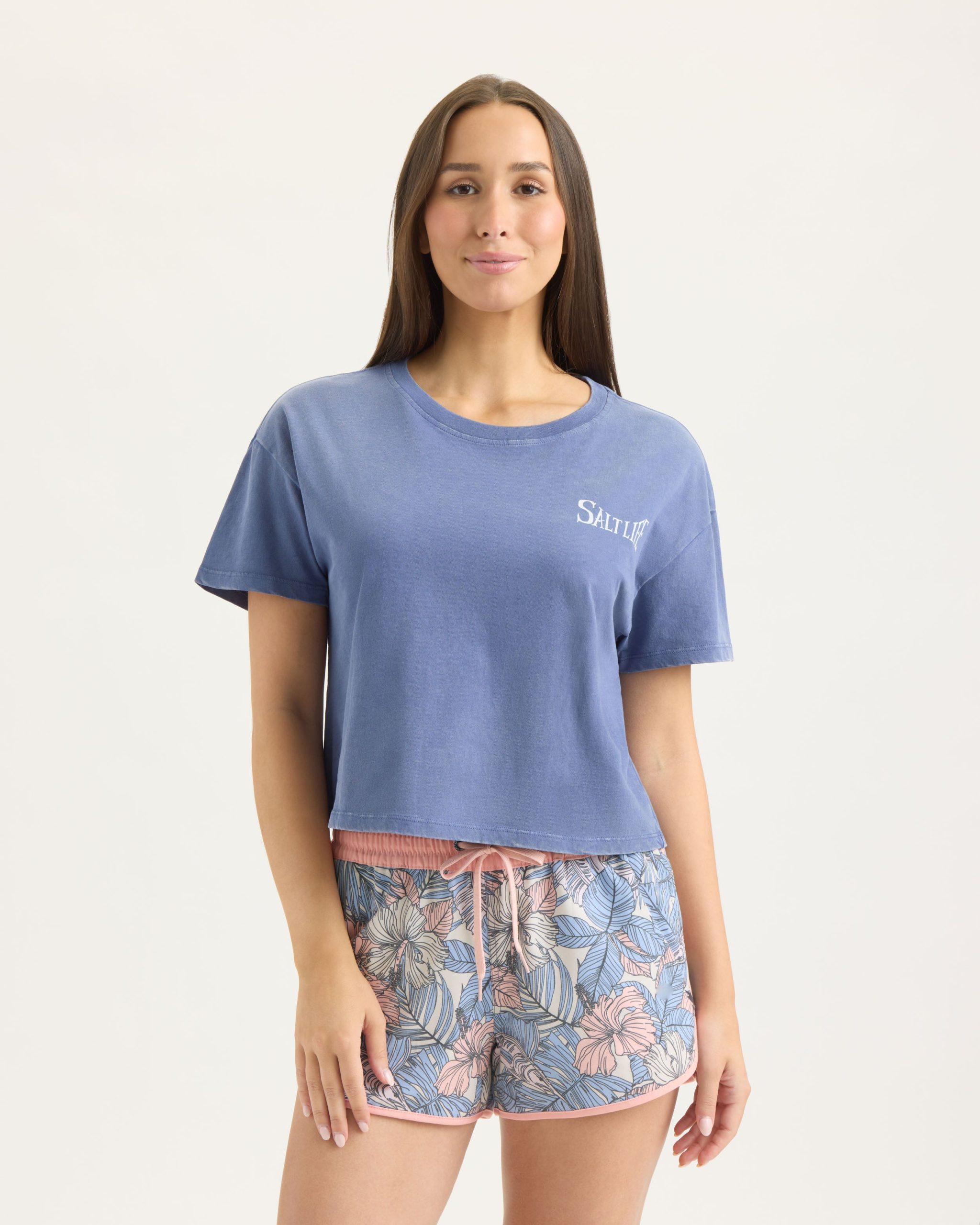 Women's Perfect Wave Cropped Boyfriend Tee - Image 2
