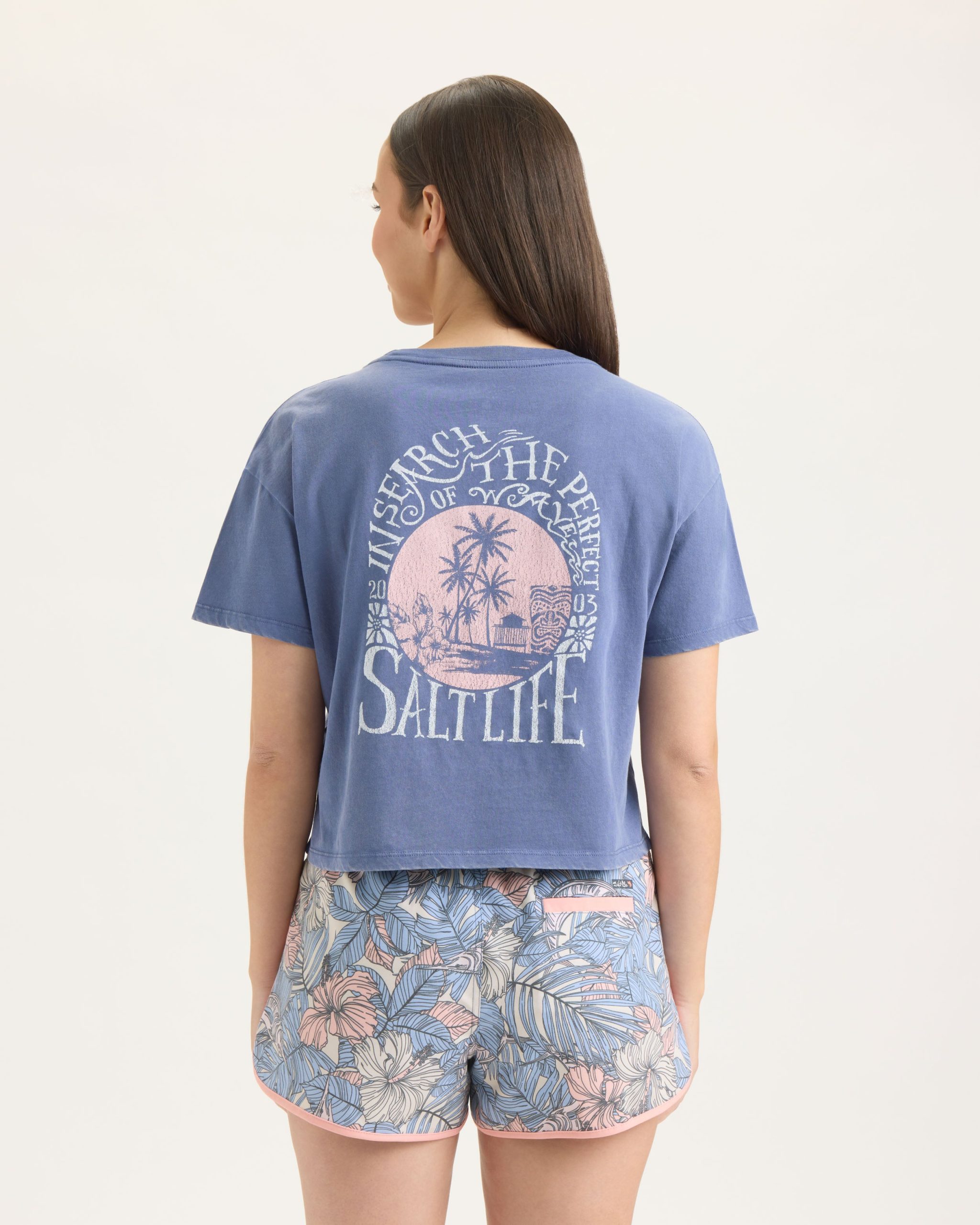 Women's Perfect Wave Cropped Boyfriend Tee - Image 3