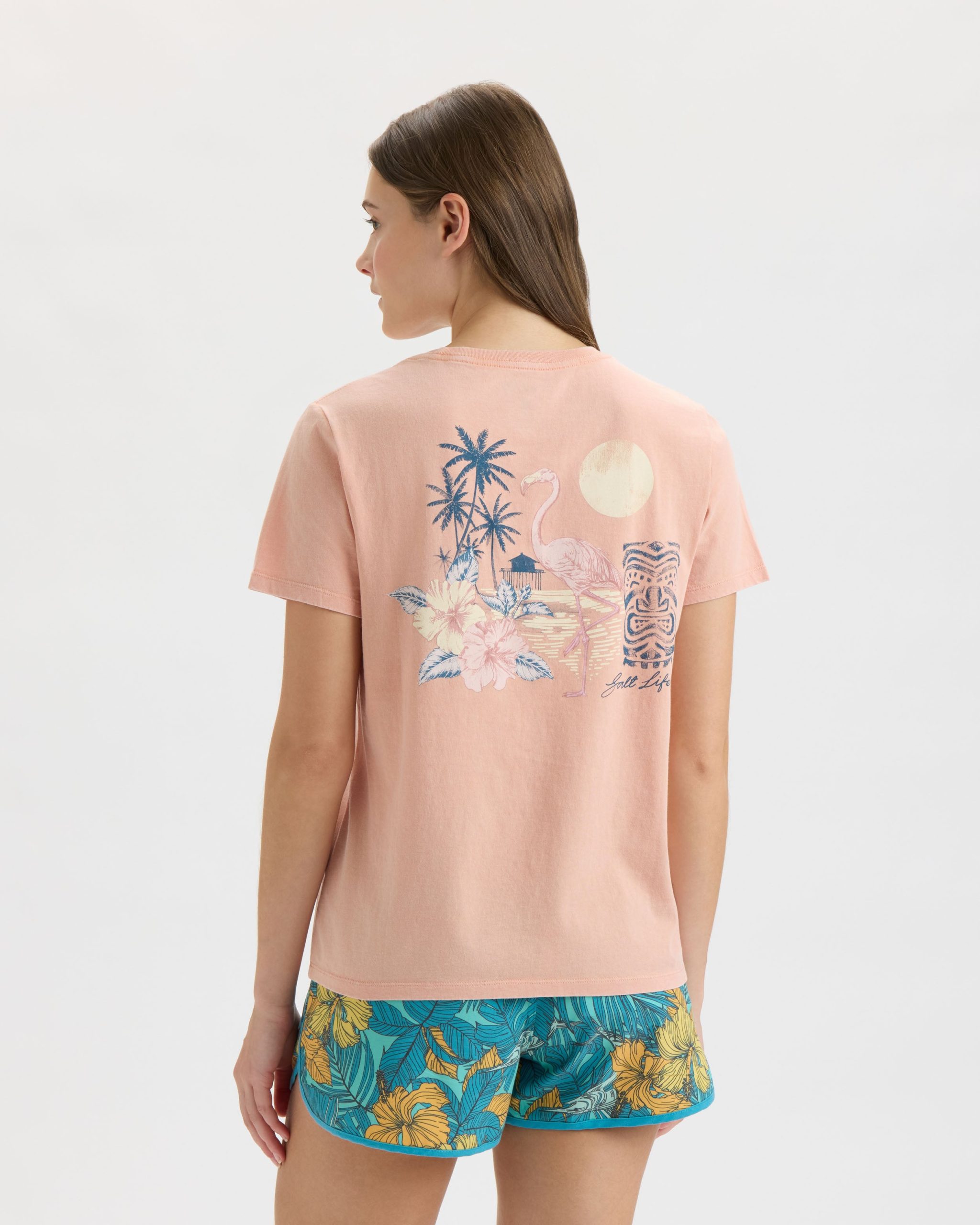 Women's Flamingo Boyfriend Tee - Image 5