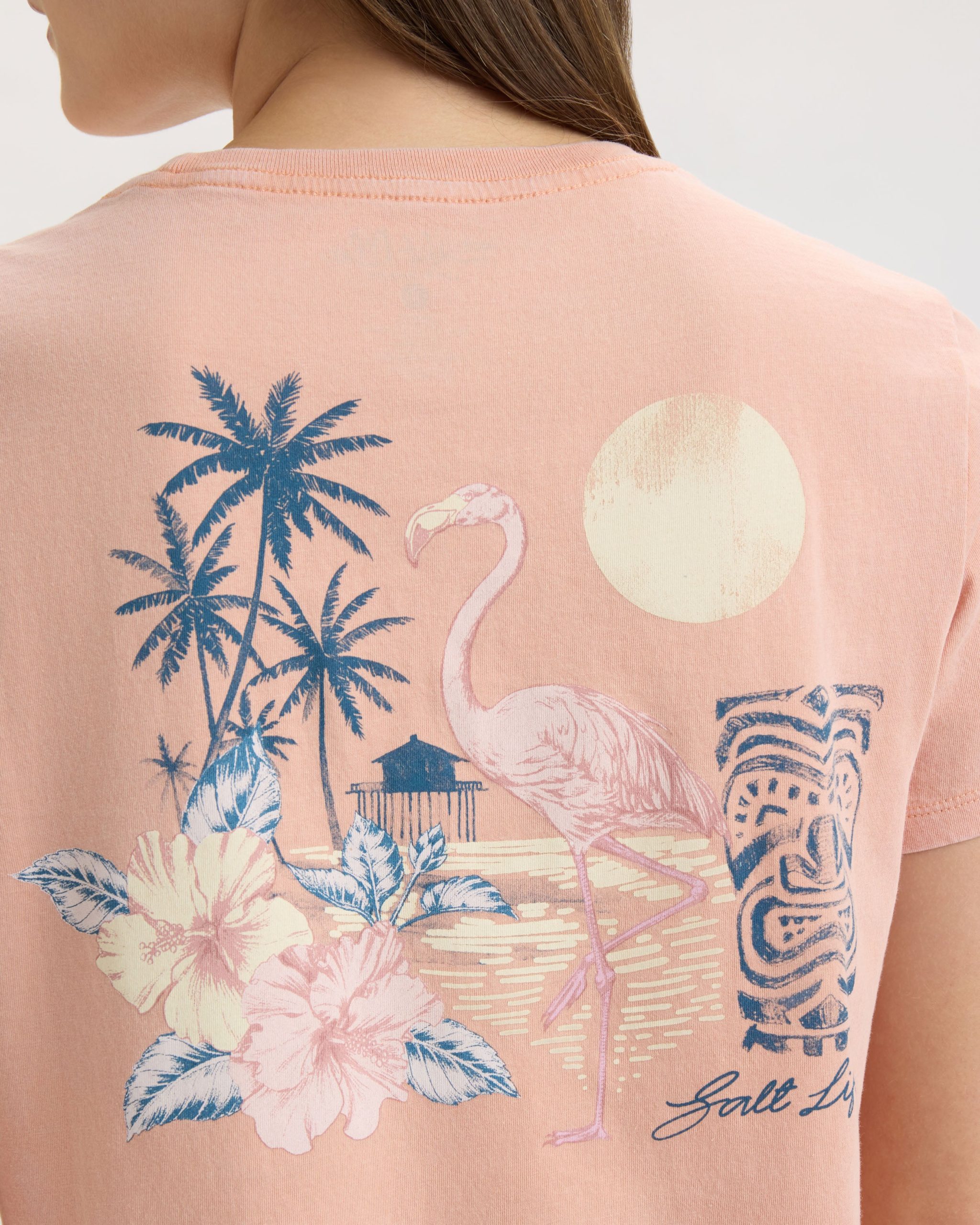Women's Flamingo Boyfriend Tee - Image 6