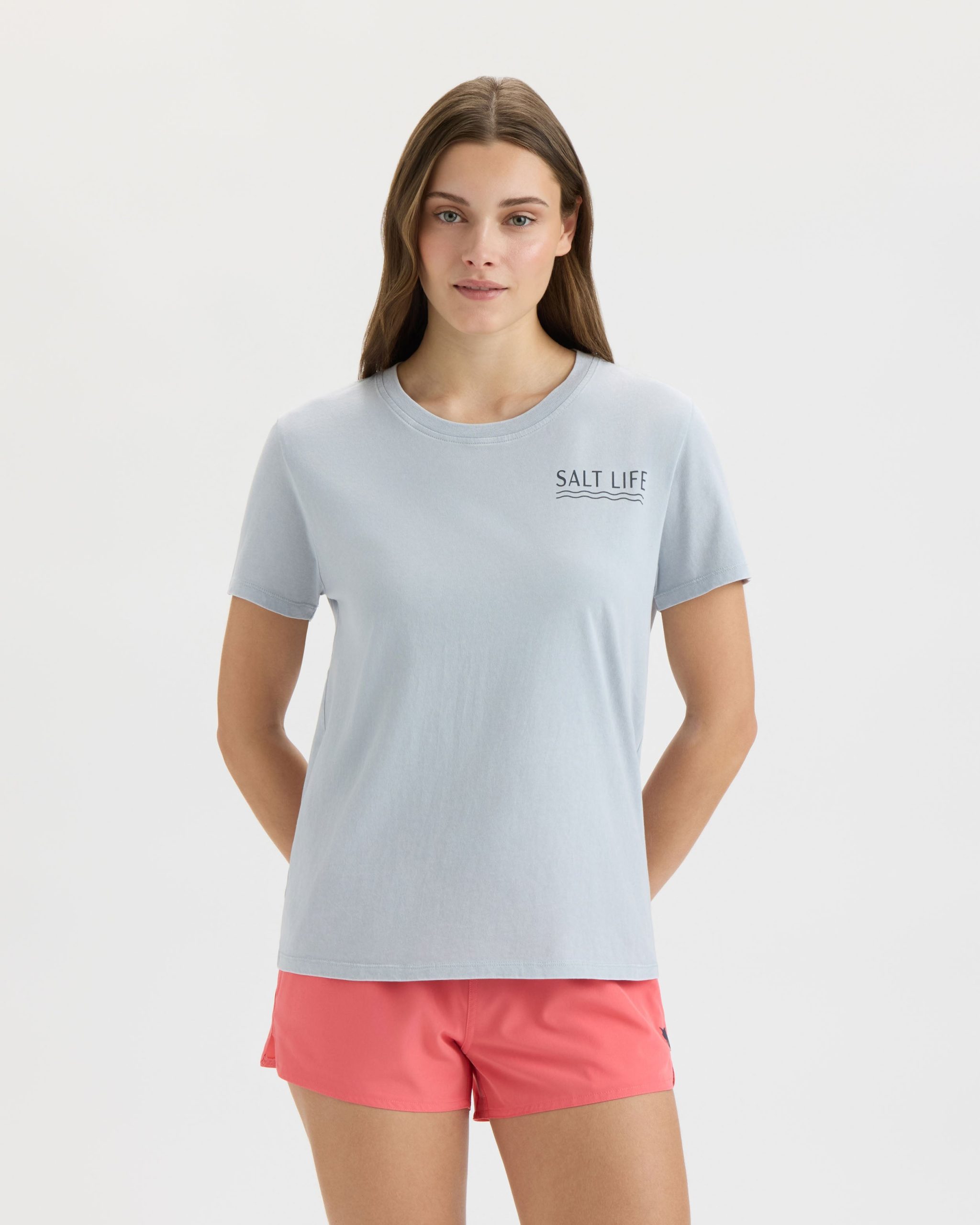 Women's Tropical Retreat Salt Wash Tee - Image 2