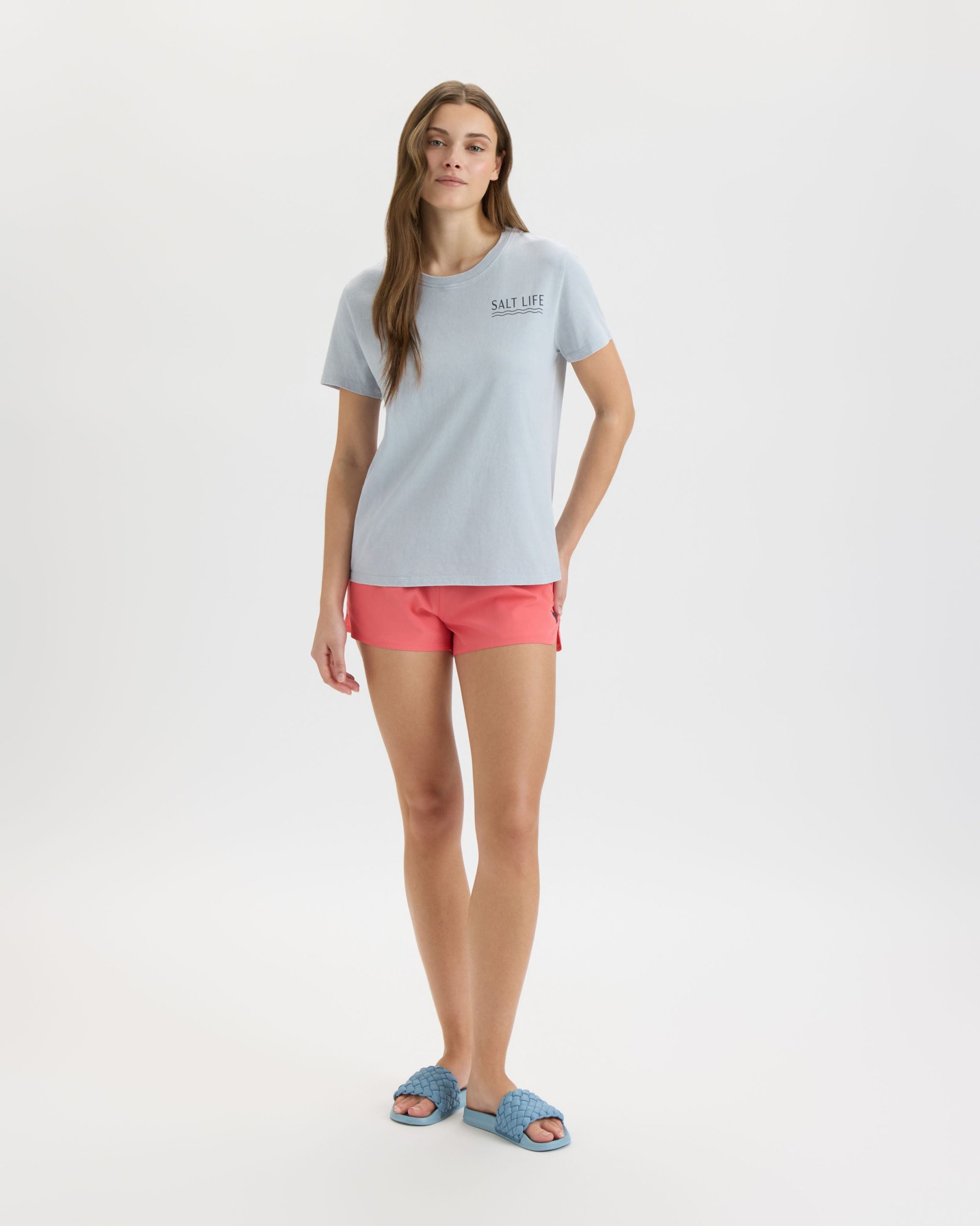 Women's Tropical Retreat Salt Wash Tee - Image 6