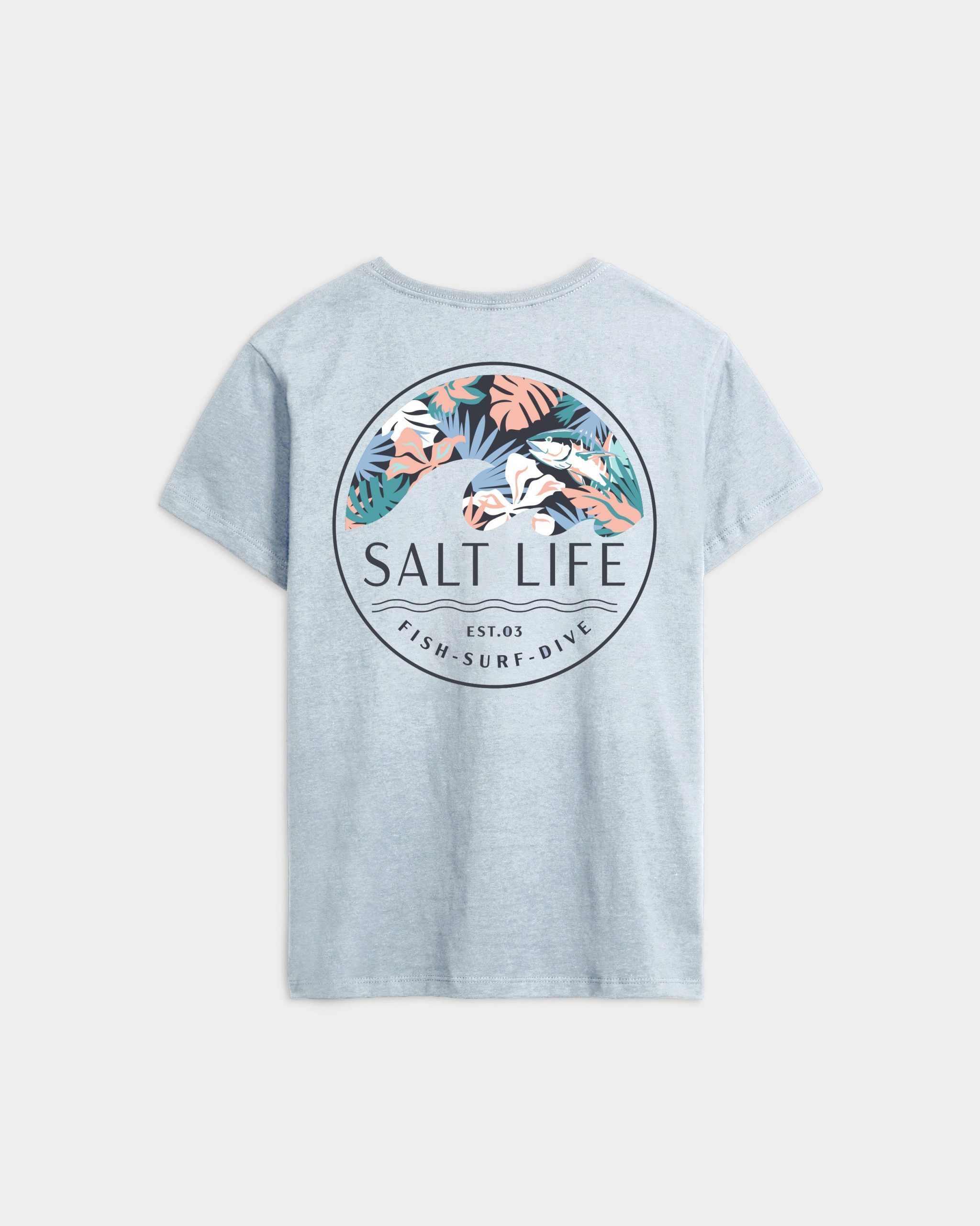 Women's Tropical Retreat Salt Wash Tee