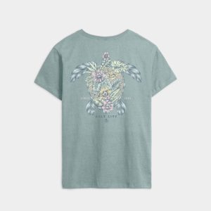 Women's Floral Turtle Original Tee