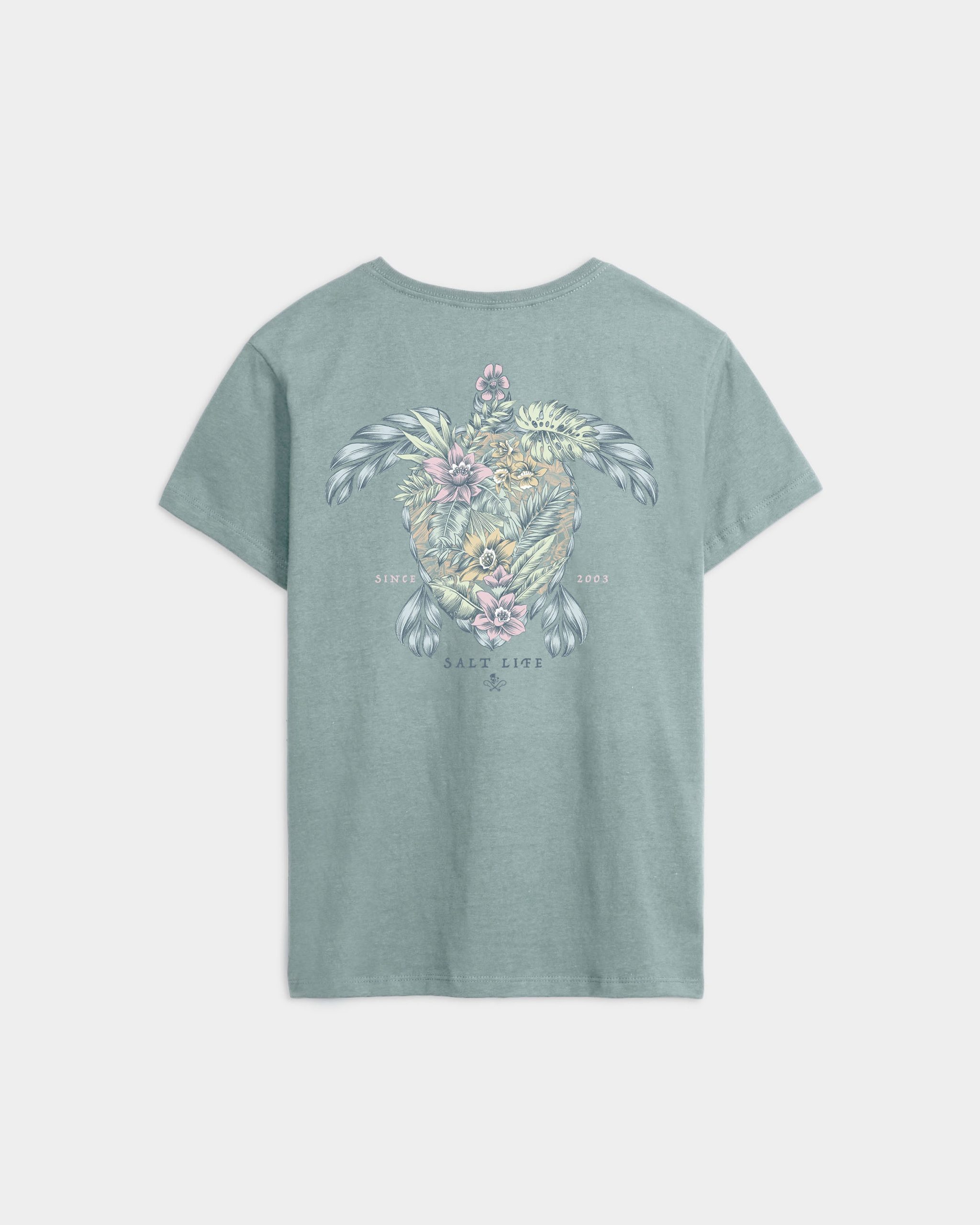 Women's Floral Turtle Original Tee