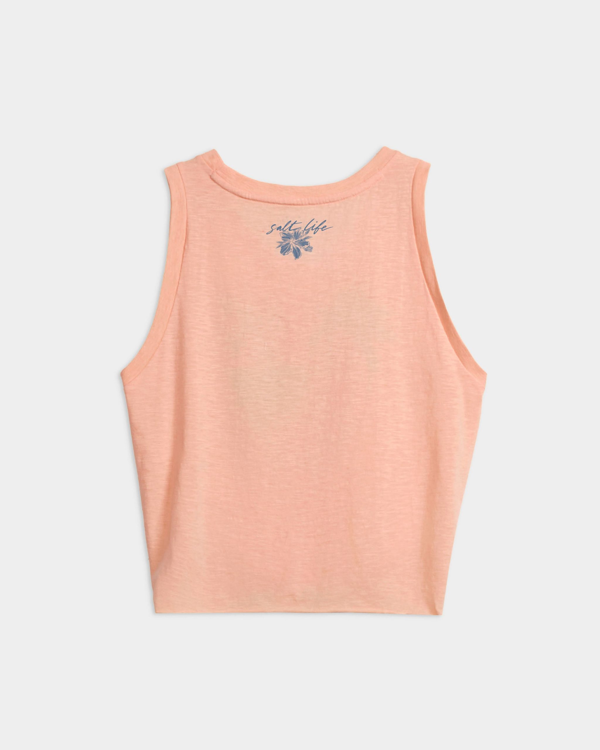 Women's Tropical Bliss Tie Front Tank Top - Image 7