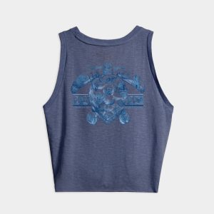 Women's Aquarium Turtle Tie Front Tank Top
