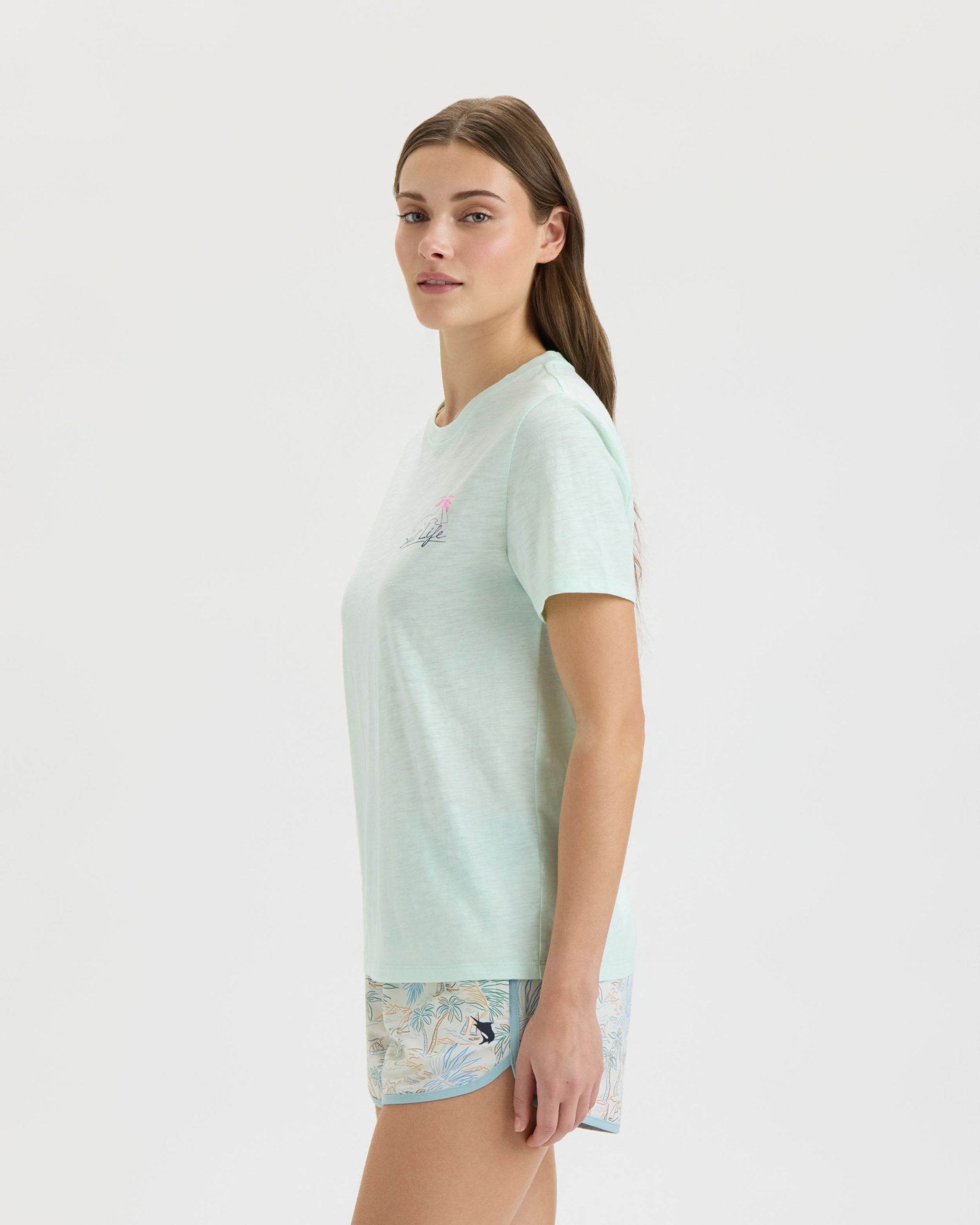 Women's Smooth Paradise Boyfriend Tee - Image 6