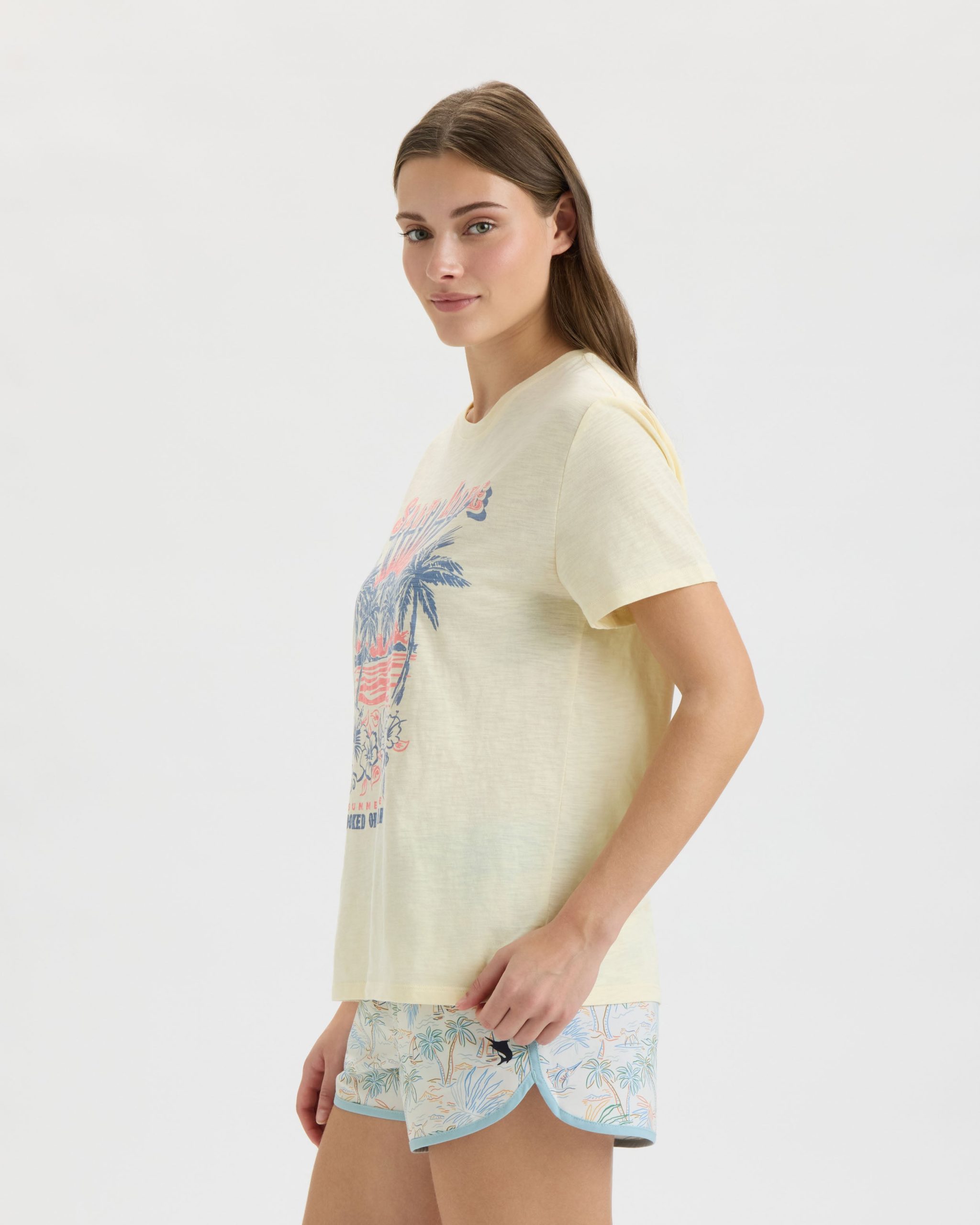 Women's Volcano Sunrise Boyfriend Tee - Image 6
