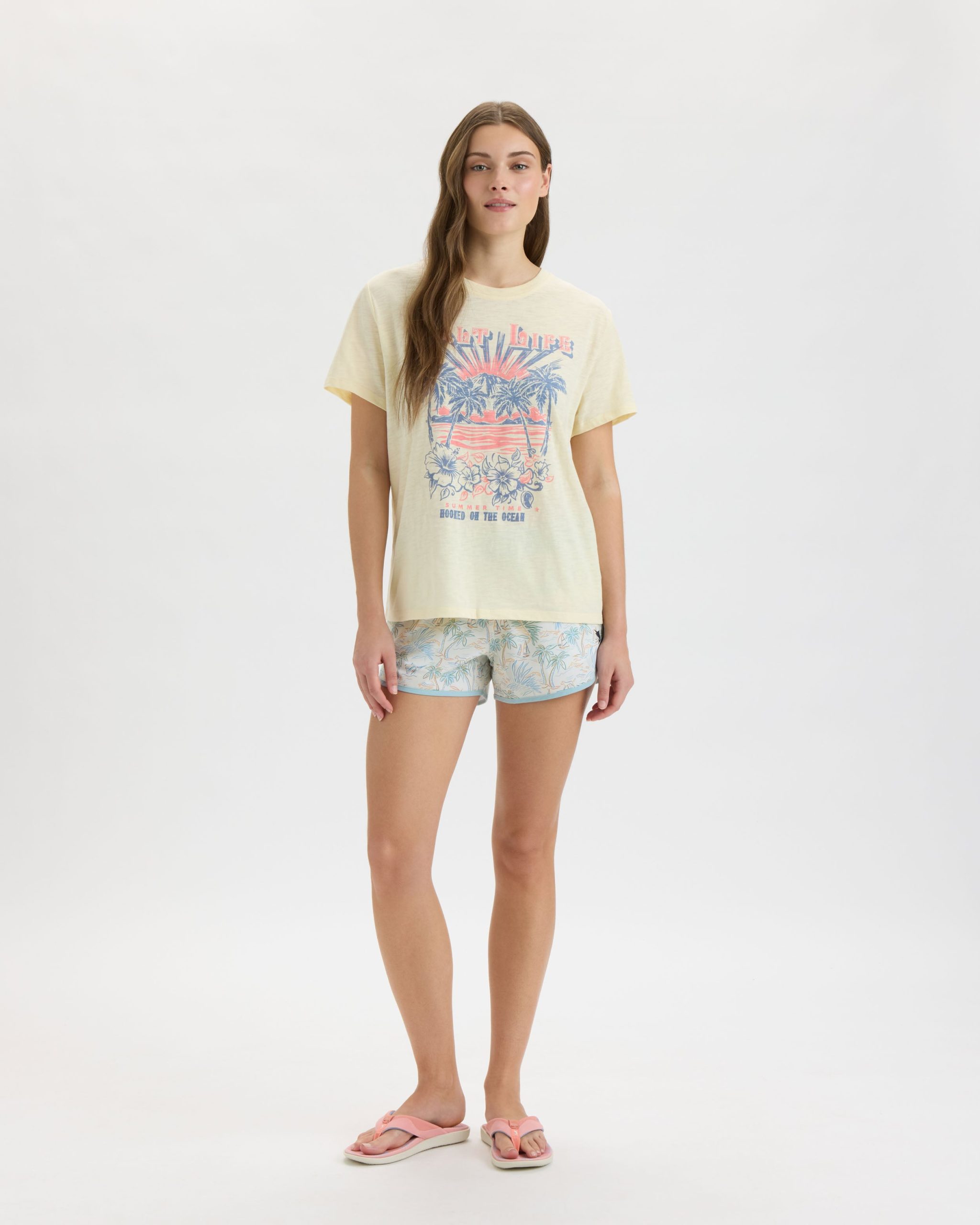 Women's Volcano Sunrise Boyfriend Tee - Image 5