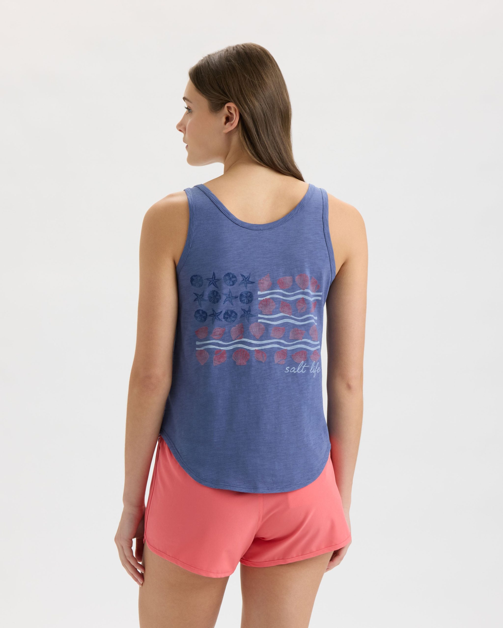 Women's Shells and Stripes Tank - Image 4