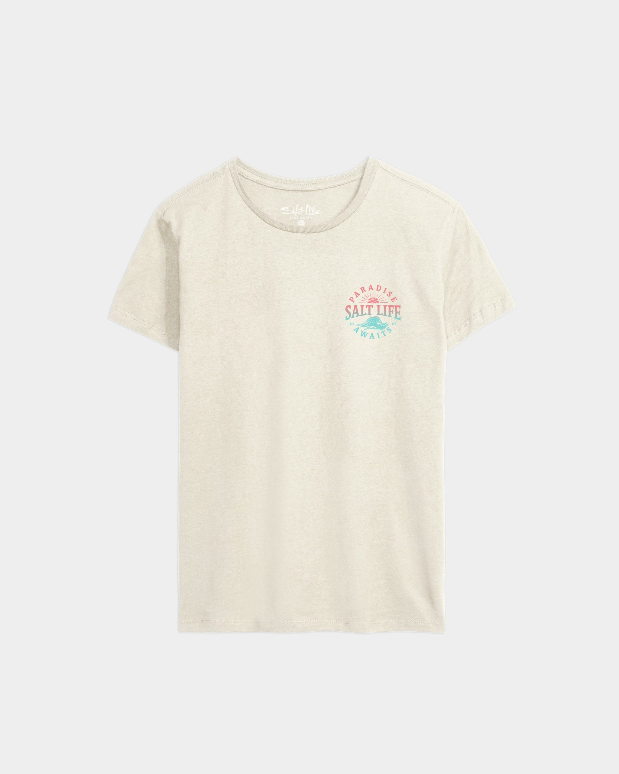 Women's Awaiting Paradise Salt Wash Tee - Image 2