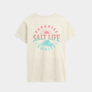 Women's Awaiting Paradise Salt Wash Tee