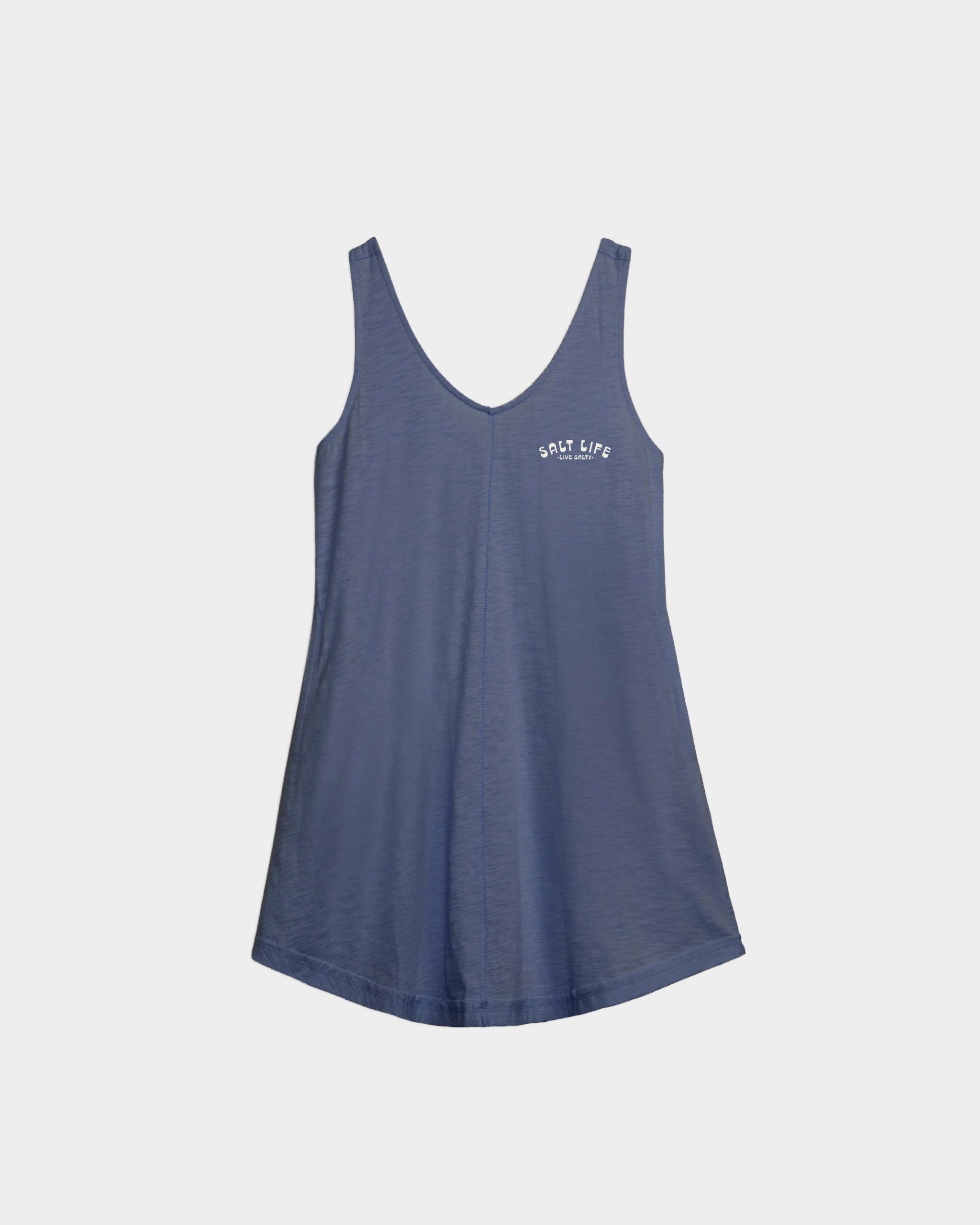 Women's Surf to Paradise Slub Beach Dress - Image 7