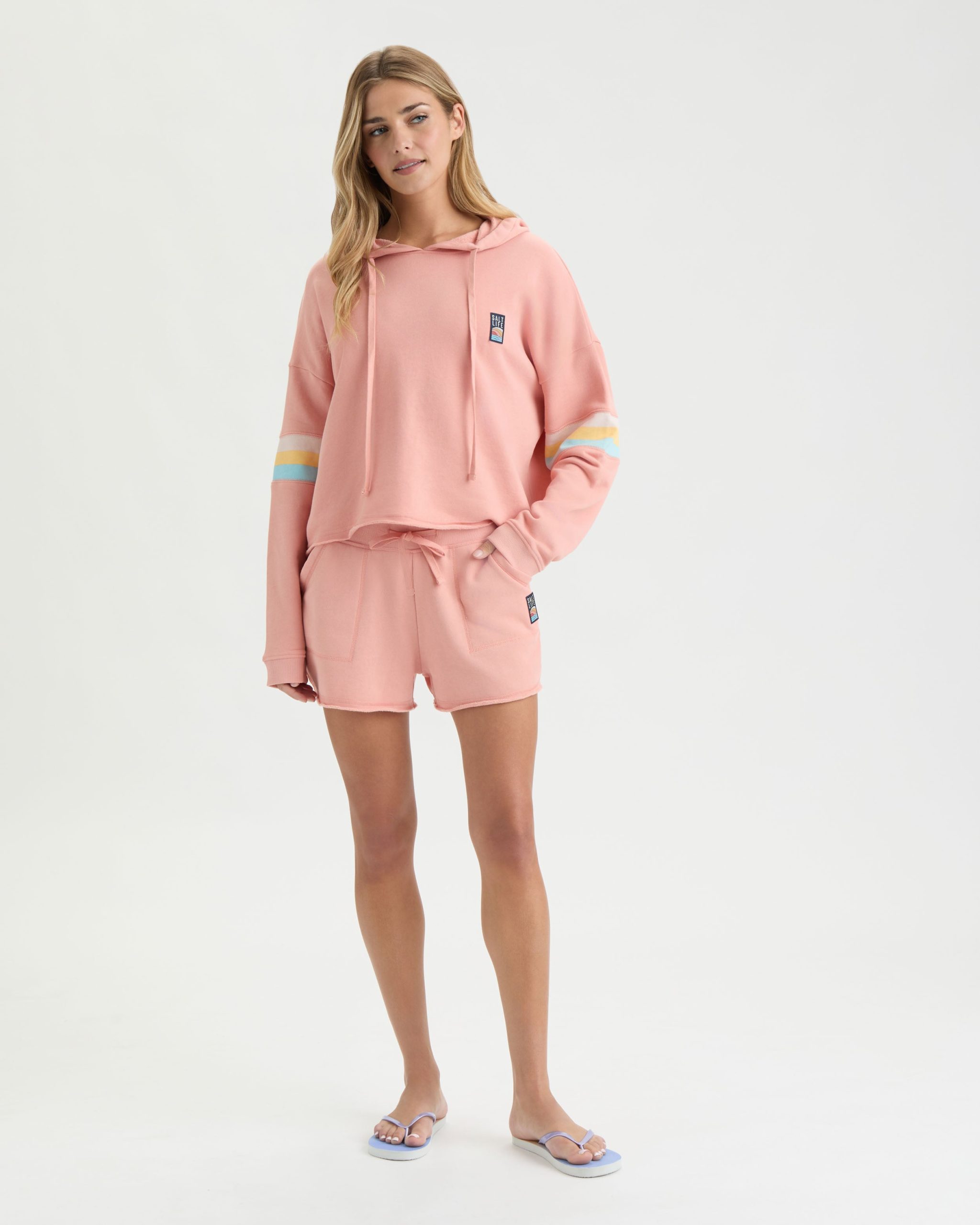 Women's Salty Sunset Lounge Shorts - Image 3