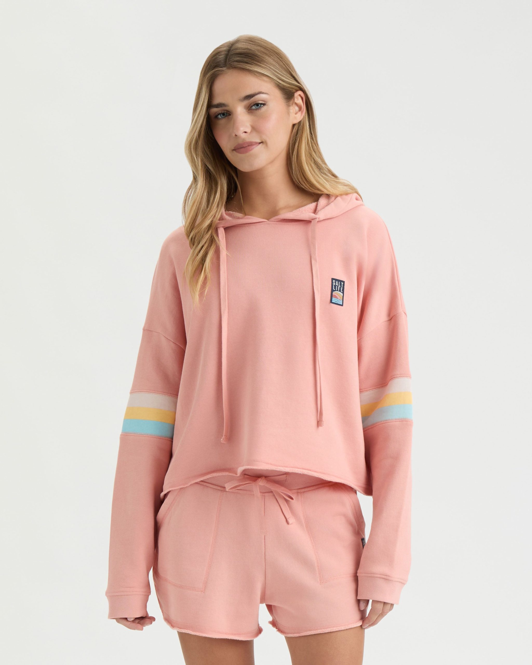 Women's Baja Salt Oversized Crop Hoodie - Image 7