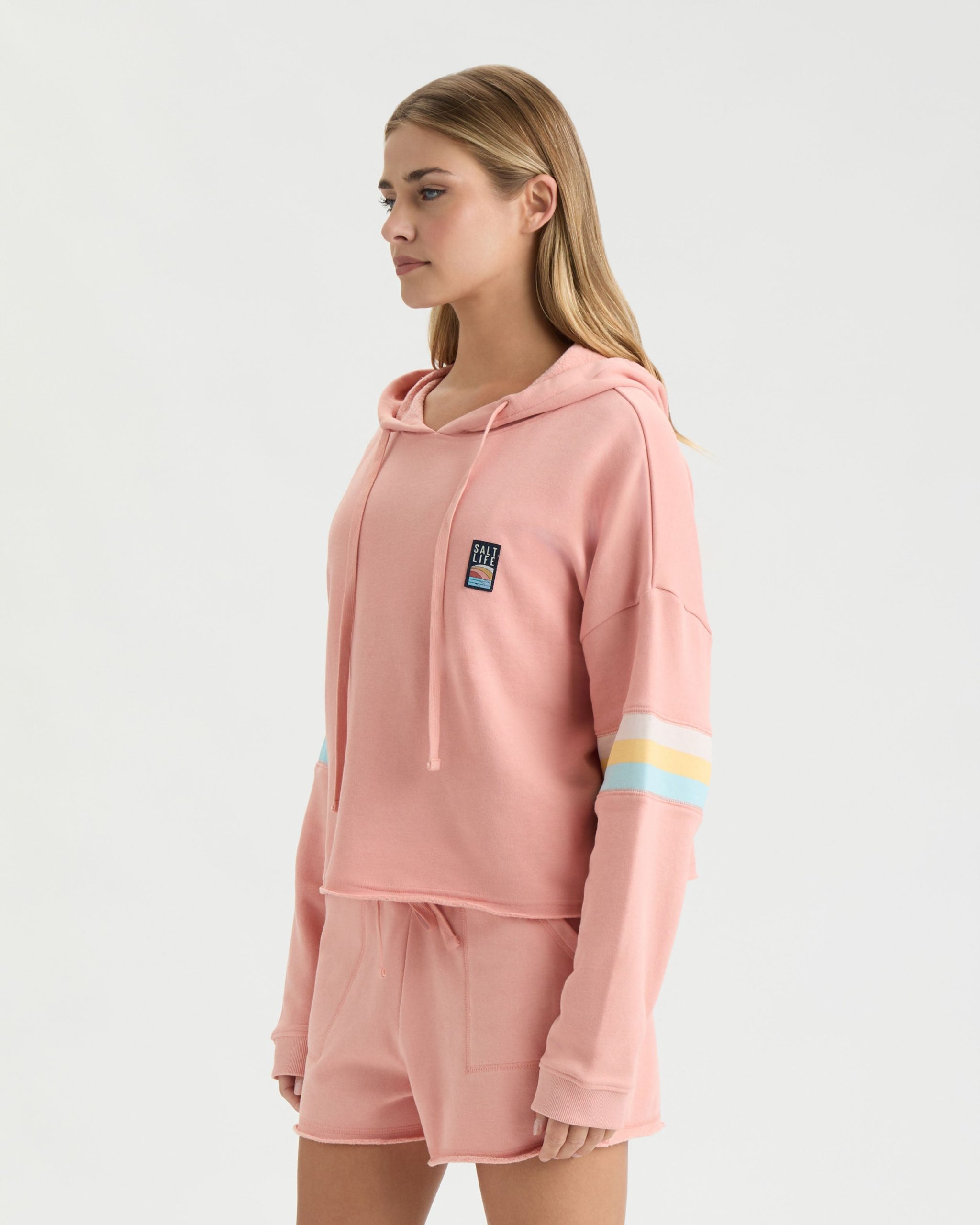 Women's Baja Salt Oversized Crop Hoodie - Image 4