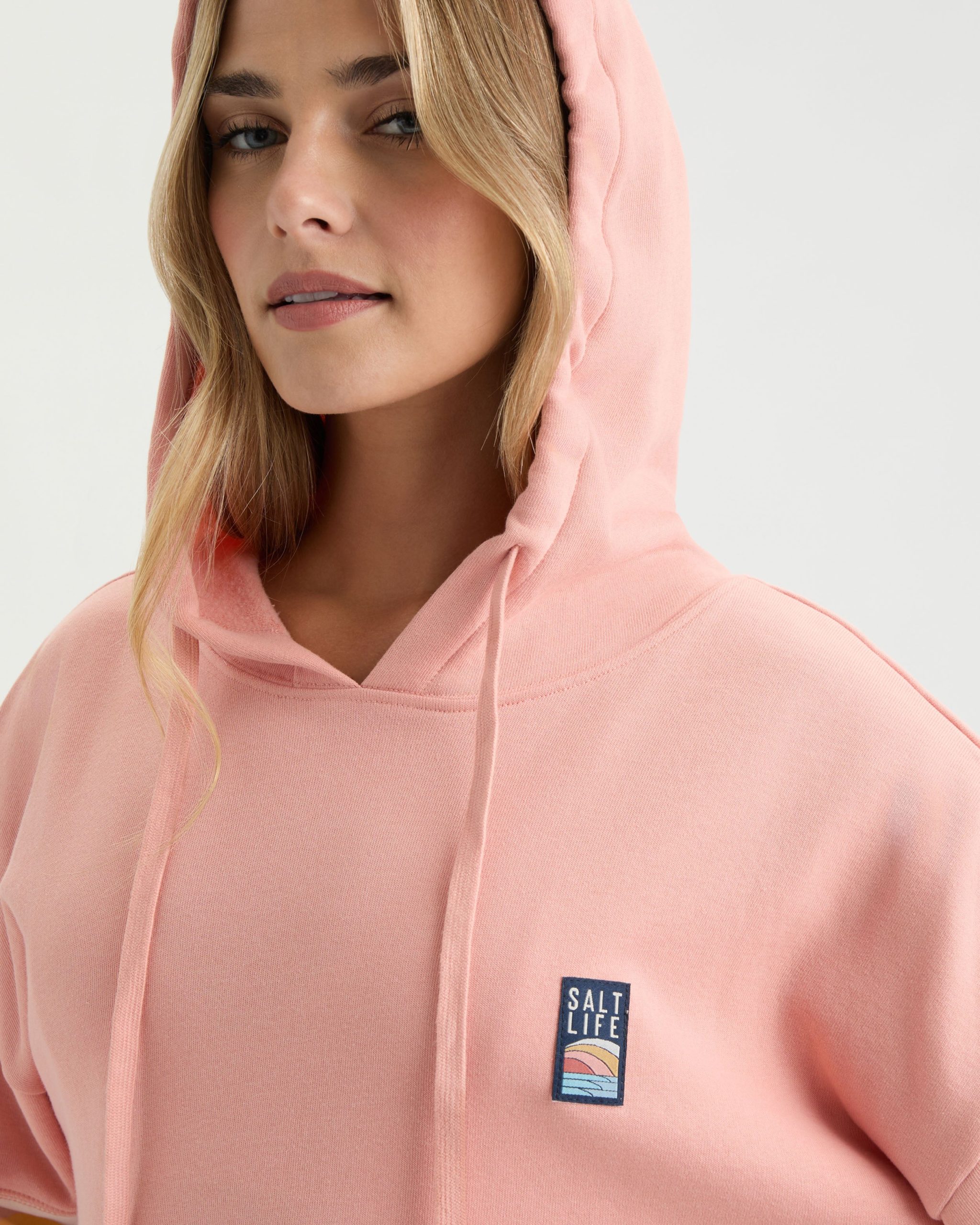 Women's Baja Salt Oversized Crop Hoodie - Image 6