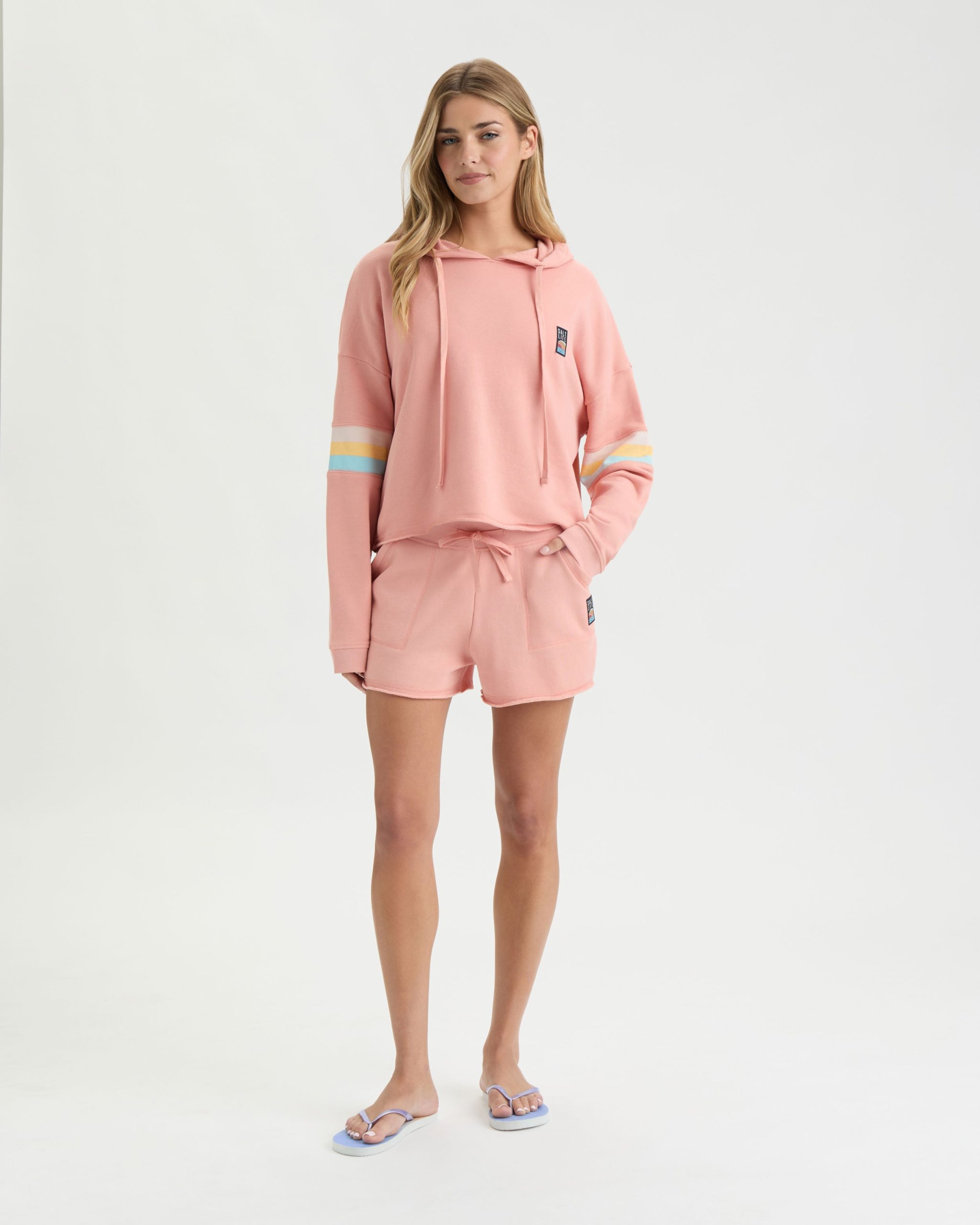 Women's Baja Salt Oversized Crop Hoodie - Image 3