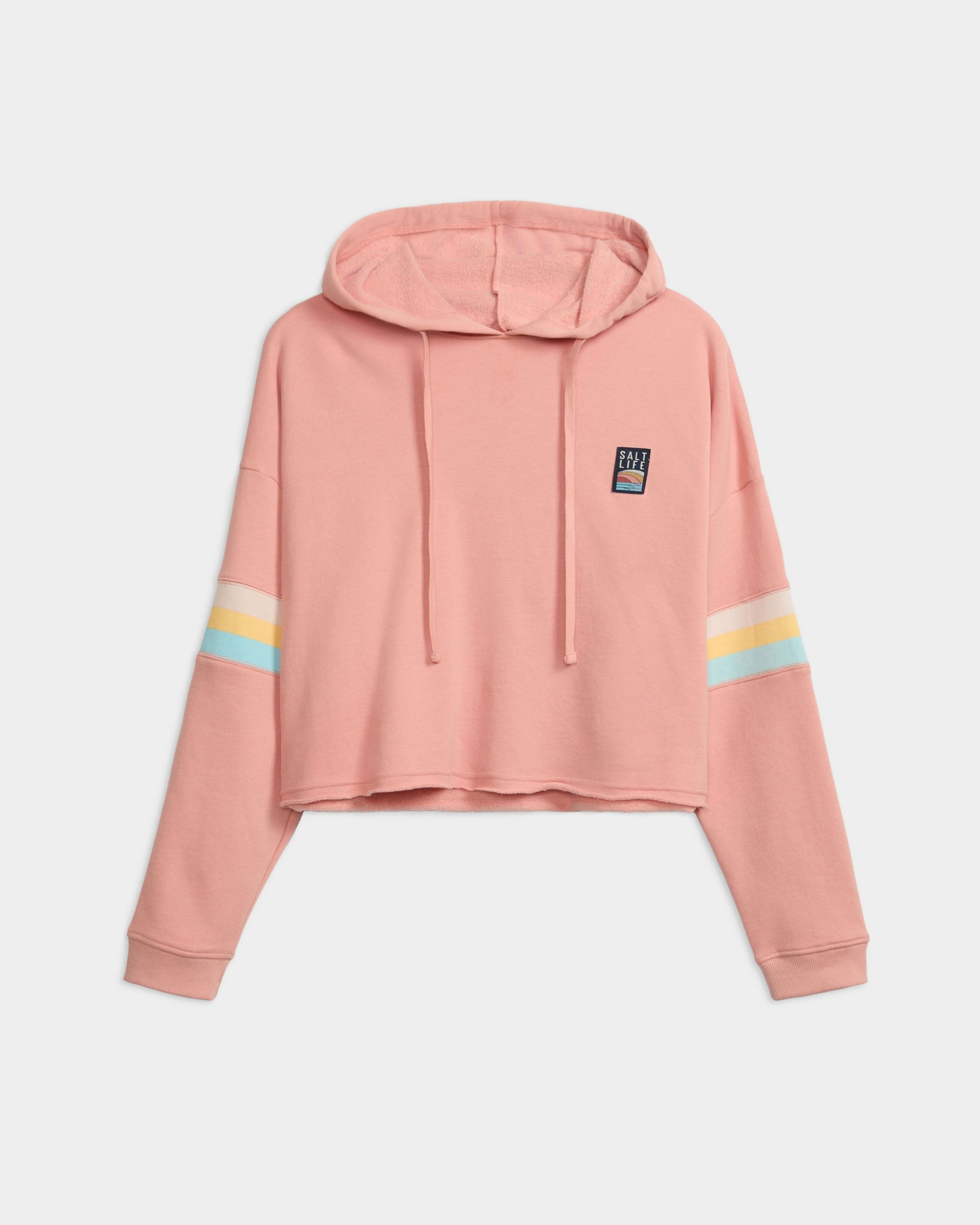 Women's Baja Salt Oversized Crop Hoodie