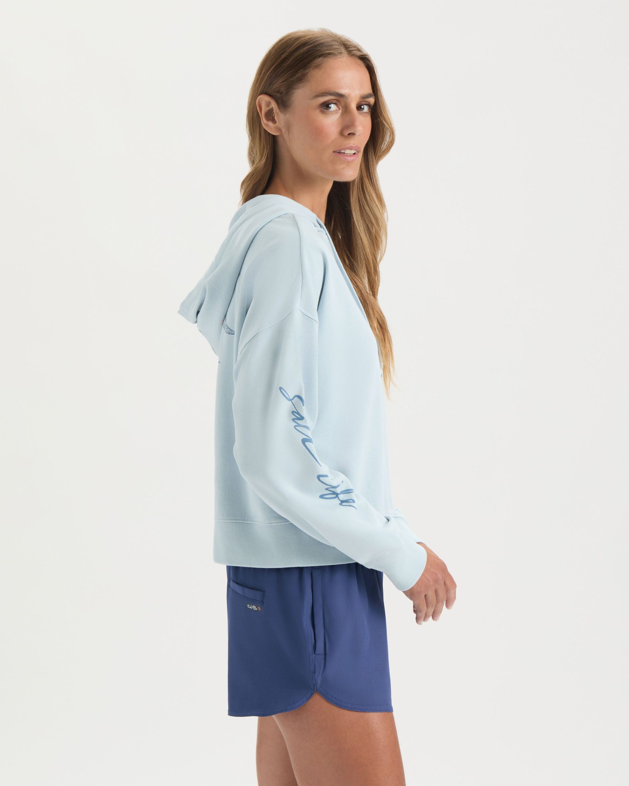 Women's Mahi Bloom Cropped Hoodie - Image 3