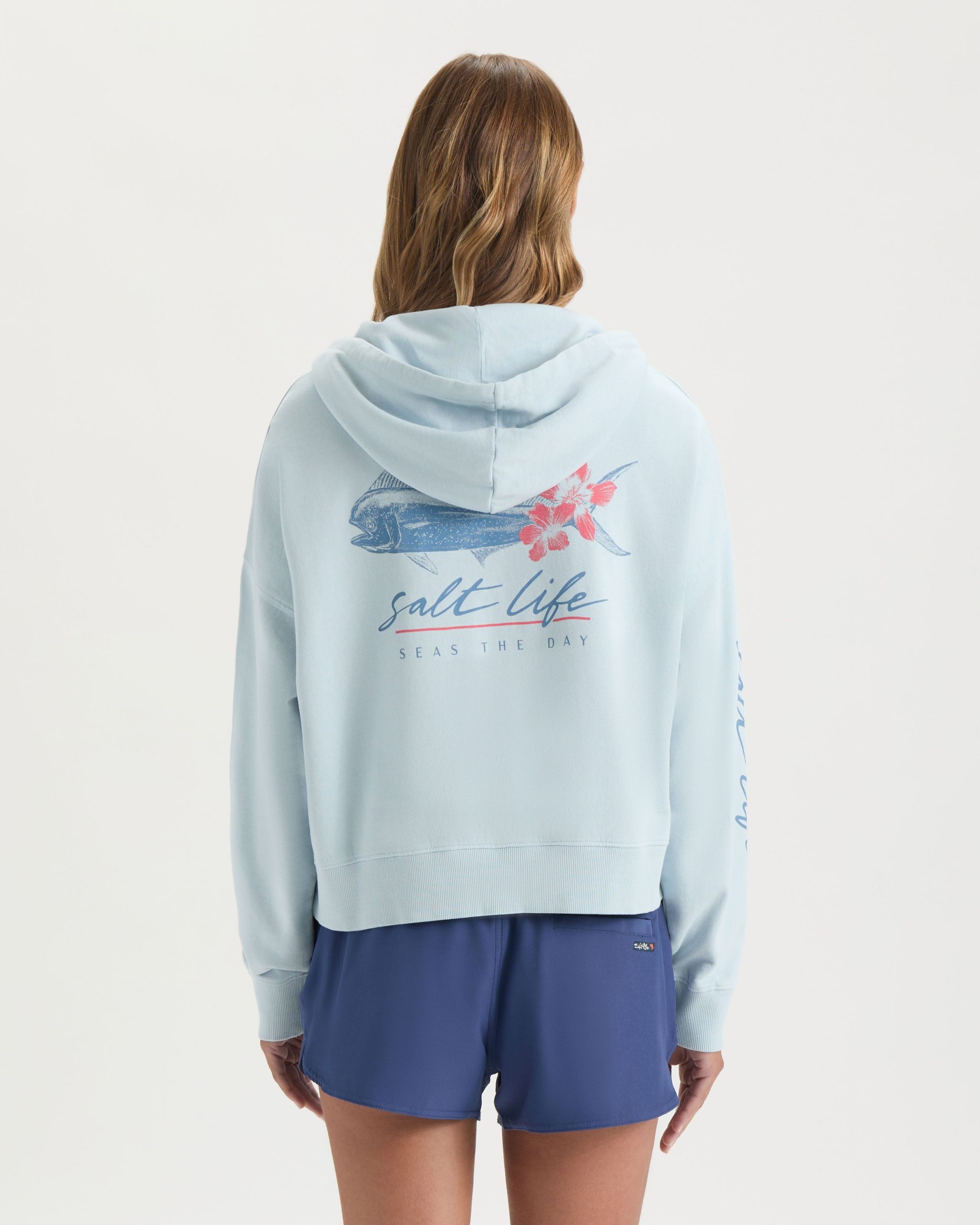 Women's Mahi Bloom Cropped Hoodie - Image 4