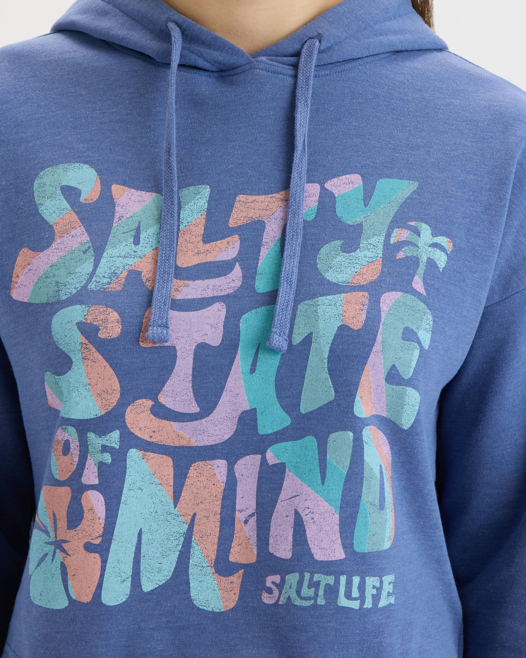 Women's Salty Mind Cropped Hoodie - Image 7