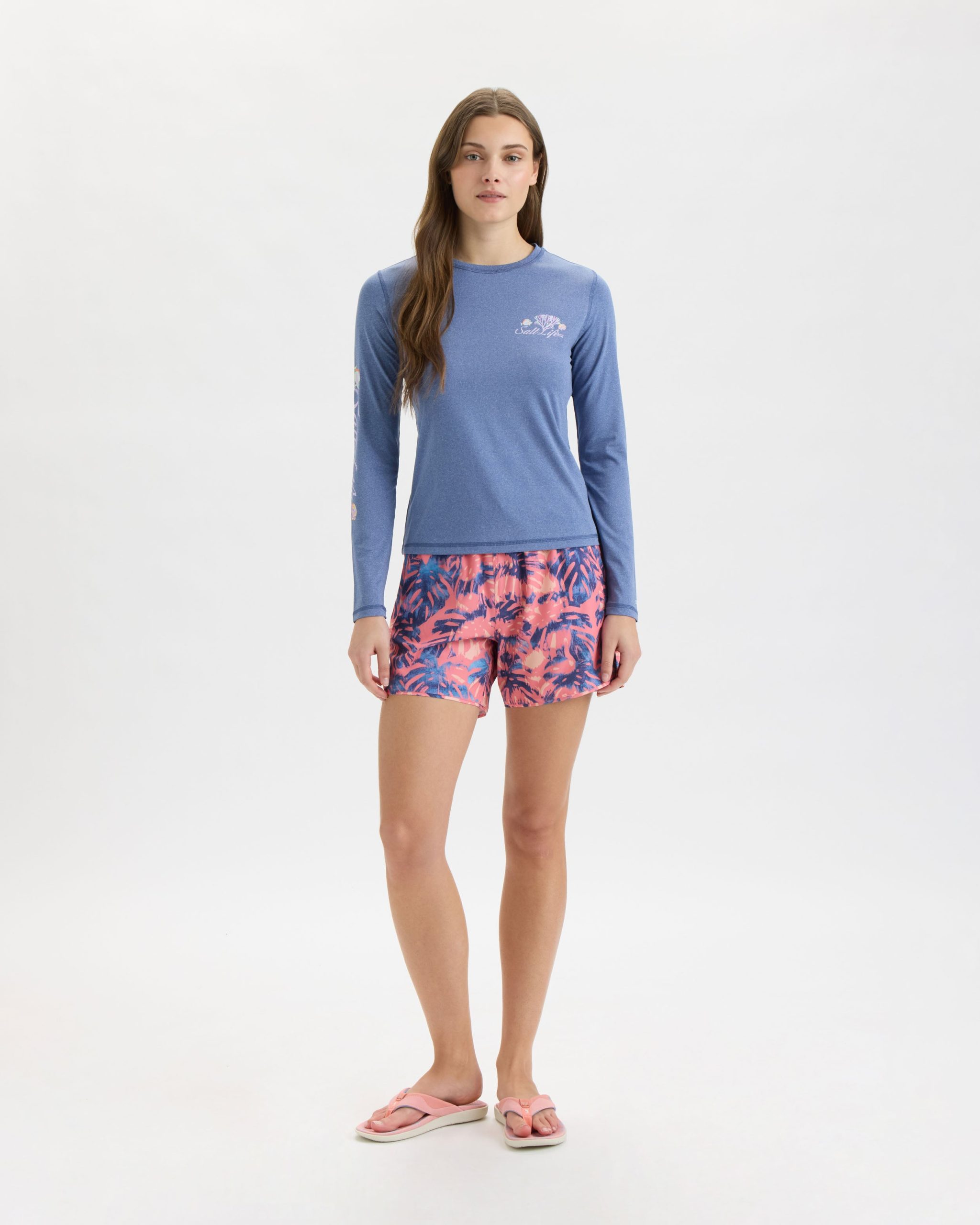 Women's Colorful Coral Reef SLX Performance Long Sleeve Tee - Image 6