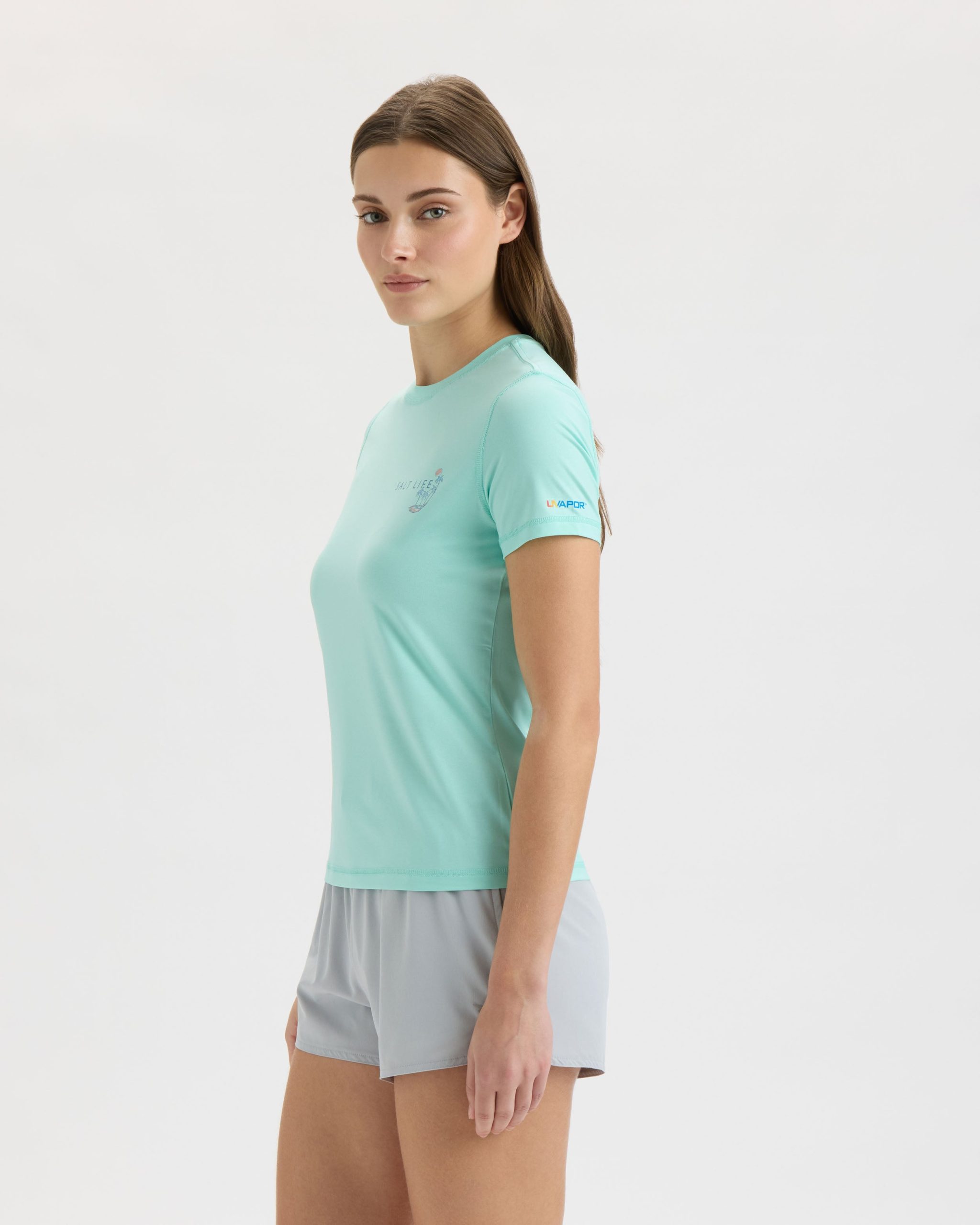 Women's Go Fish Tuna Performance Short Sleeve Tee - Image 3