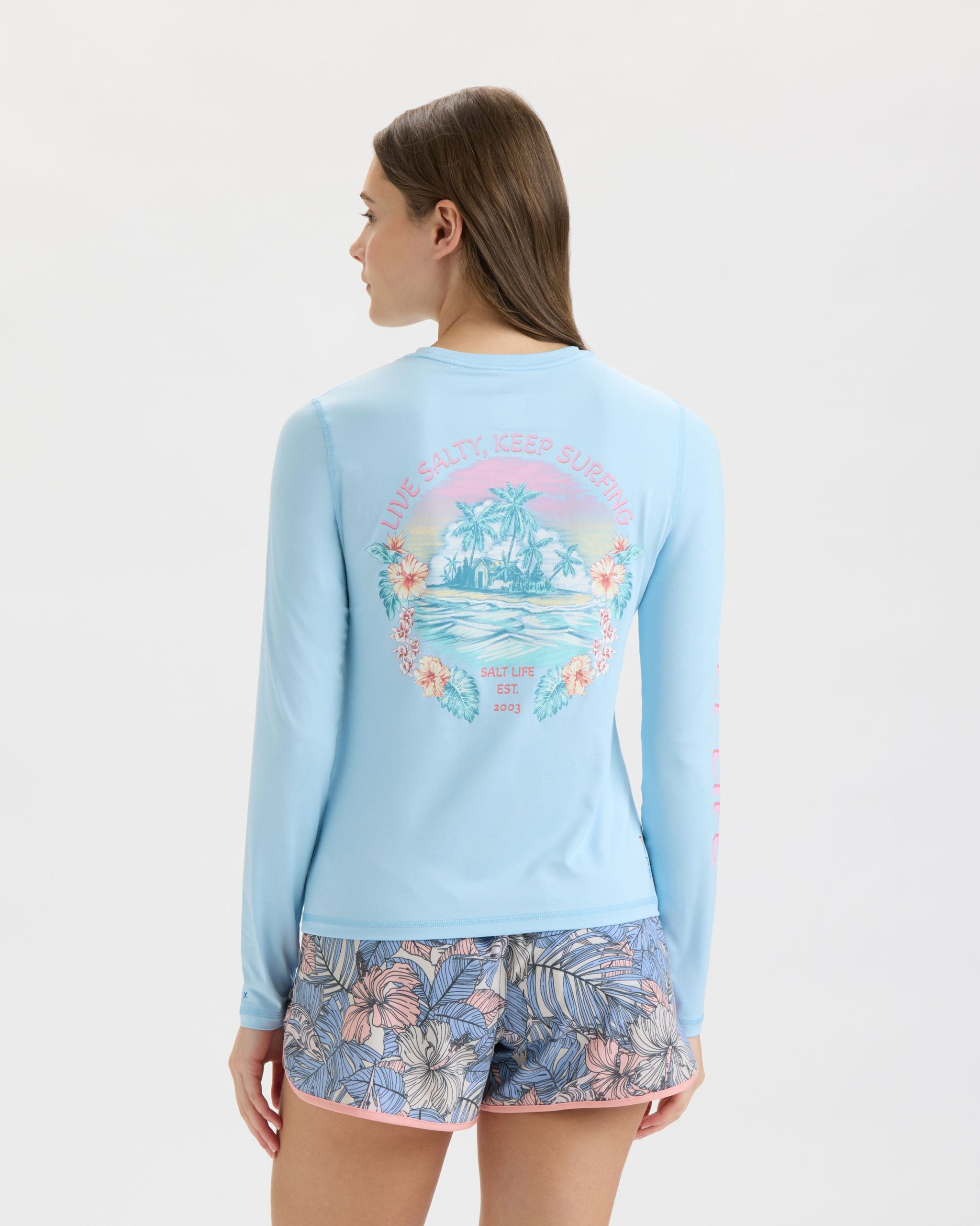 Women's Keep Surfing SLX Performance Long Sleeve Tee - Image 5