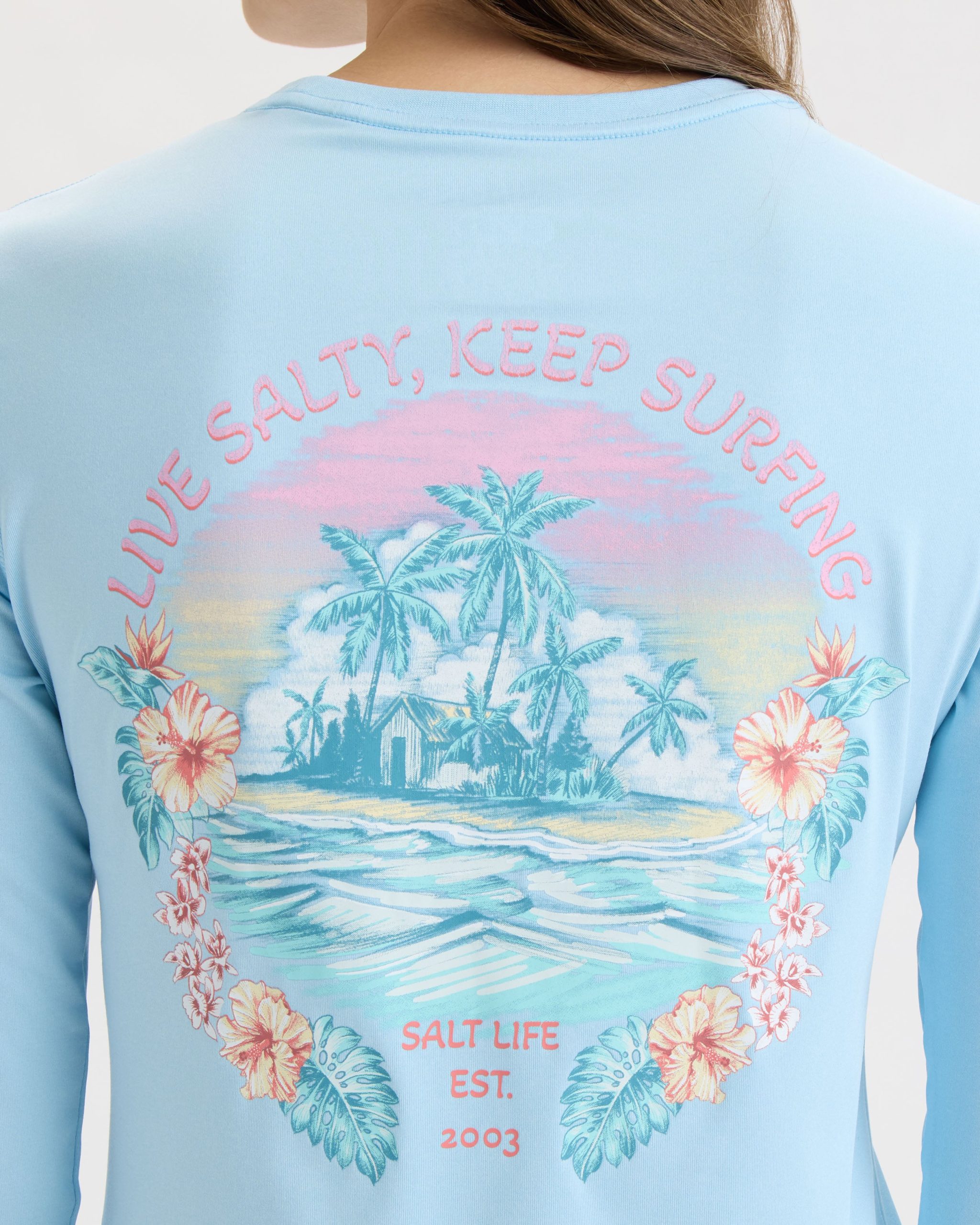 Women's Keep Surfing SLX Performance Long Sleeve Tee - Image 6
