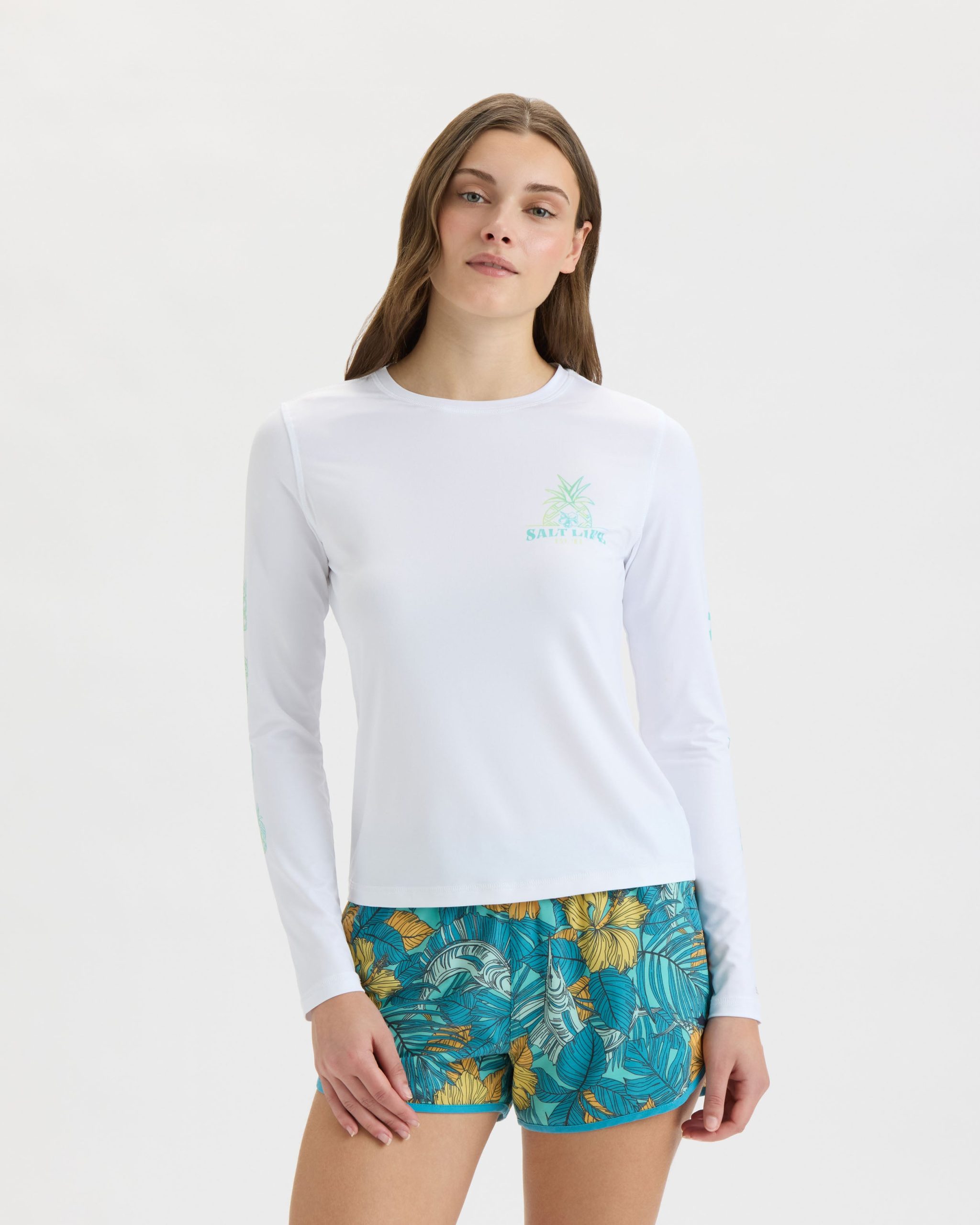 Women's Pineapple Paradise SLX Performance Long Sleeve Tee - Image 2