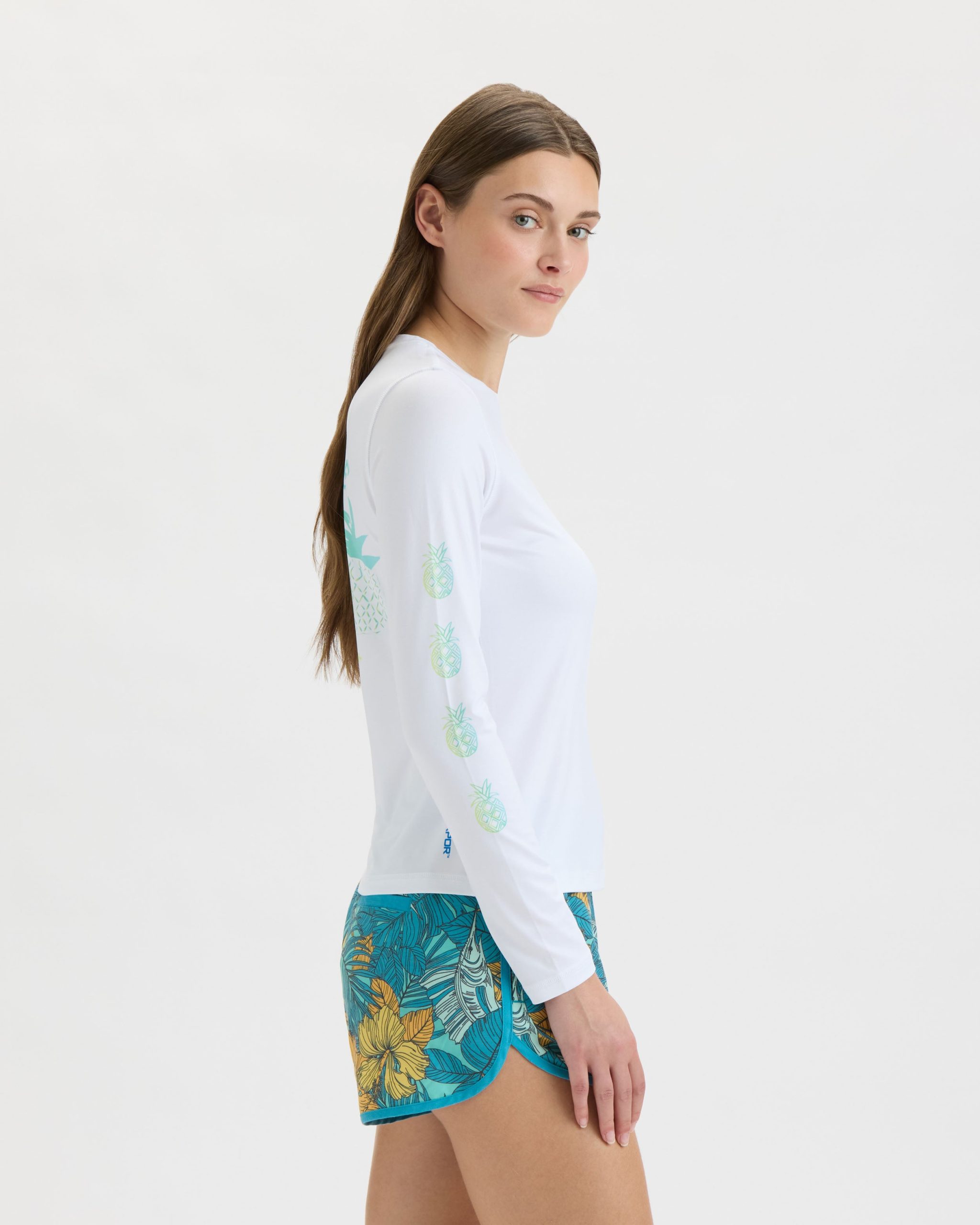 Women's Pineapple Paradise SLX Performance Long Sleeve Tee - Image 4