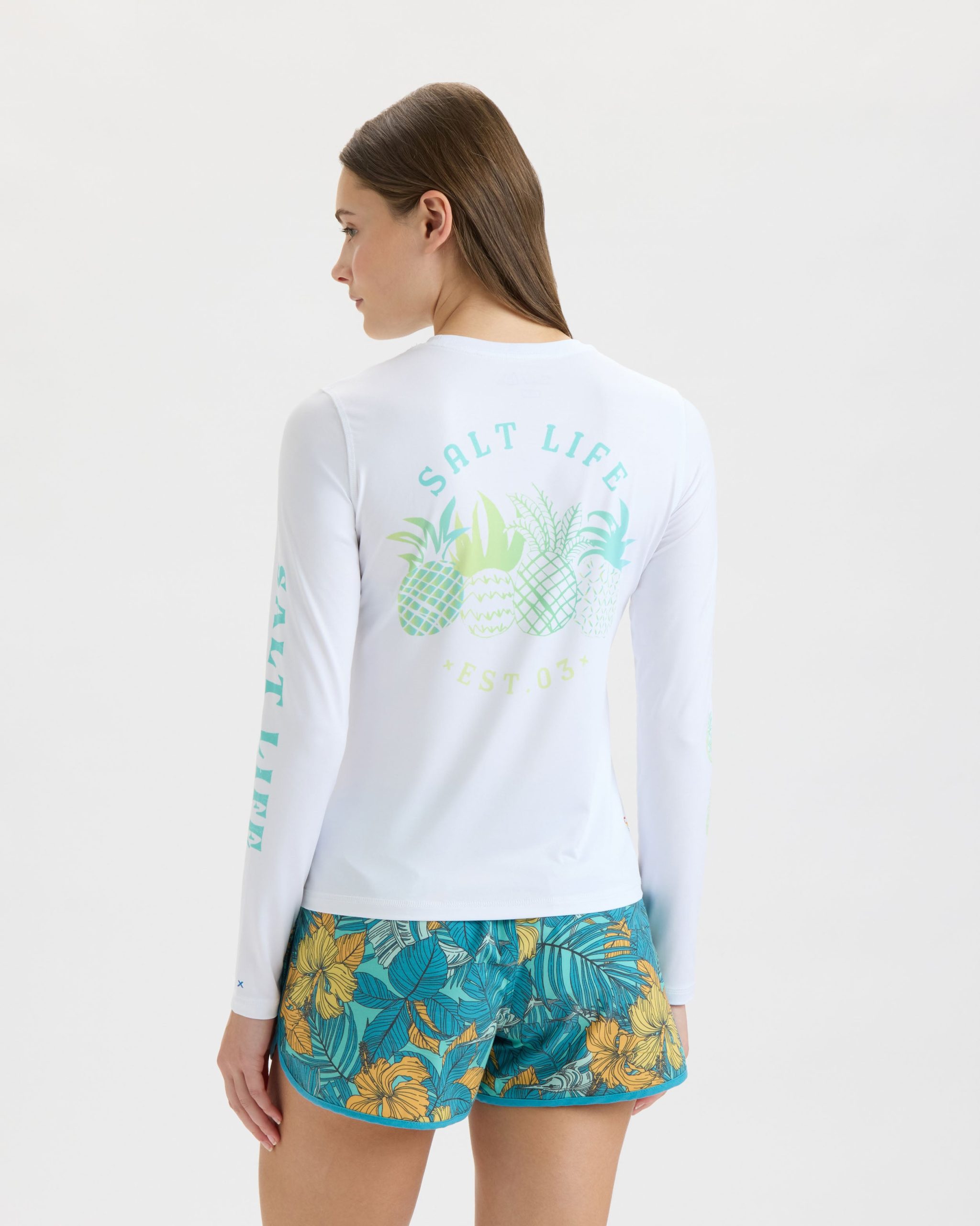 Women's Pineapple Paradise SLX Performance Long Sleeve Tee - Image 5