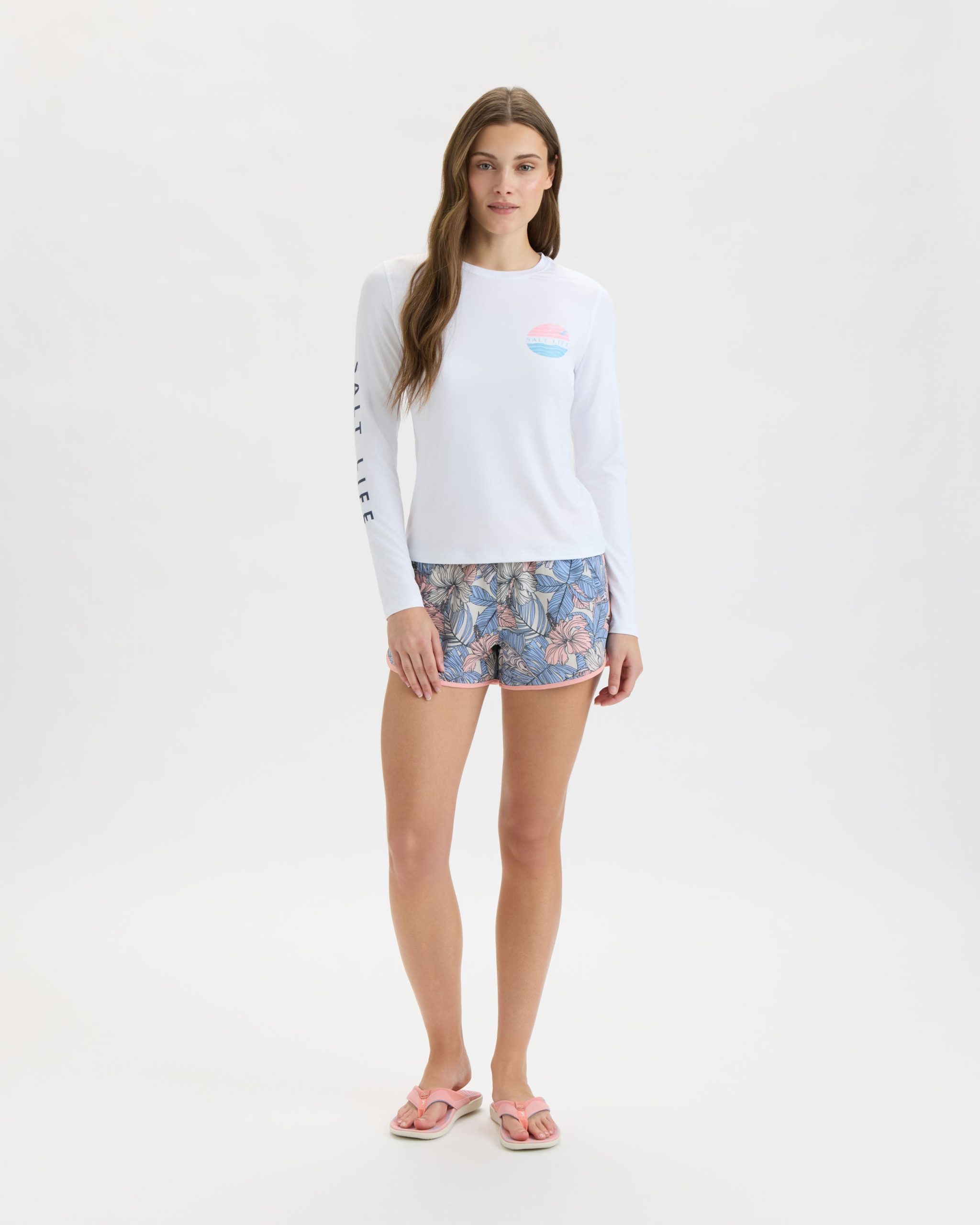 Women's Coral Life Flag SLX Performance Long Sleeve Tee - Image 6