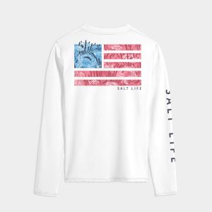 Women's Coral Life Flag SLX Performance Long Sleeve Tee