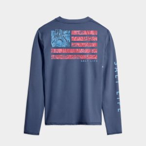 Women's Coral Life Flag SLX Performance Long Sleeve Tee